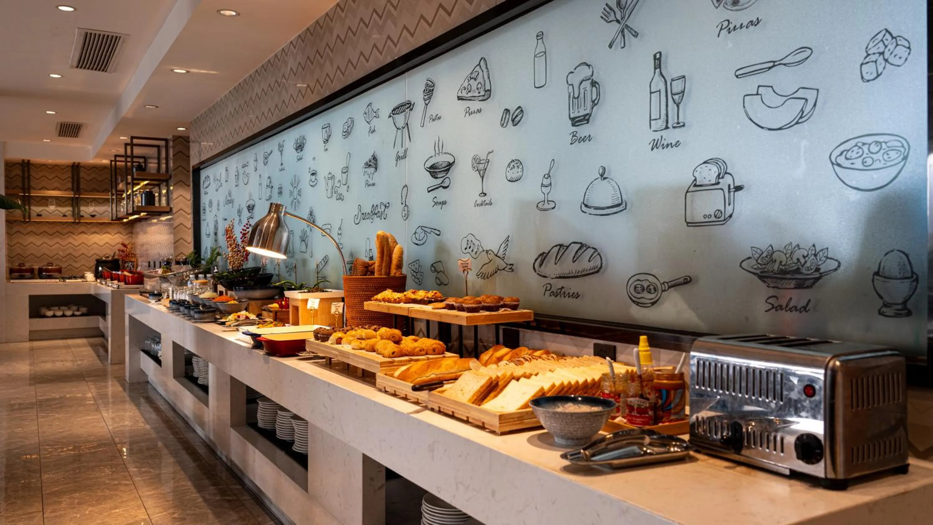 Buffet breakfast in Maxx Phnom Penh Downtown By H World