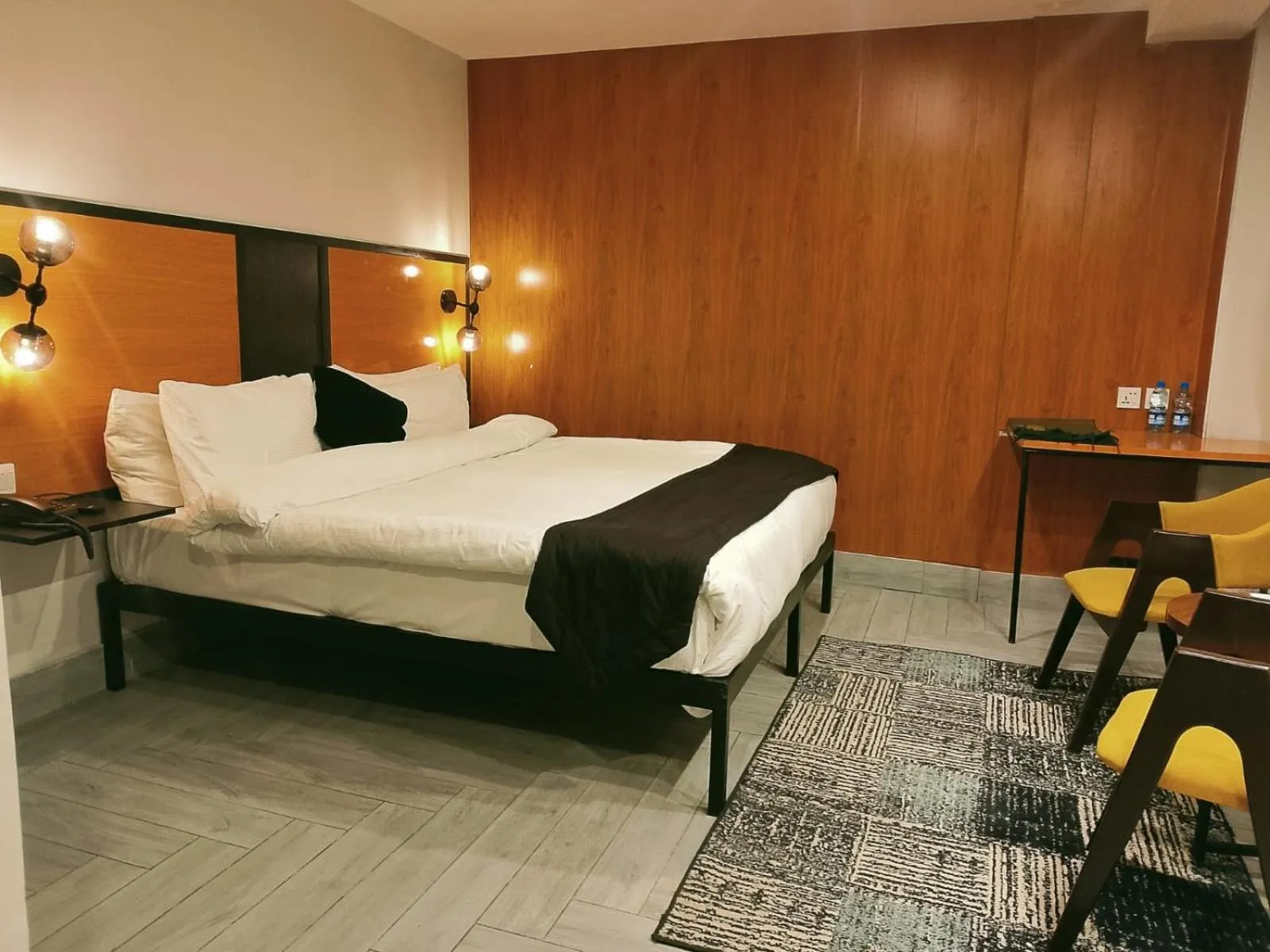 Bedroom in Sky Lodge Hotel