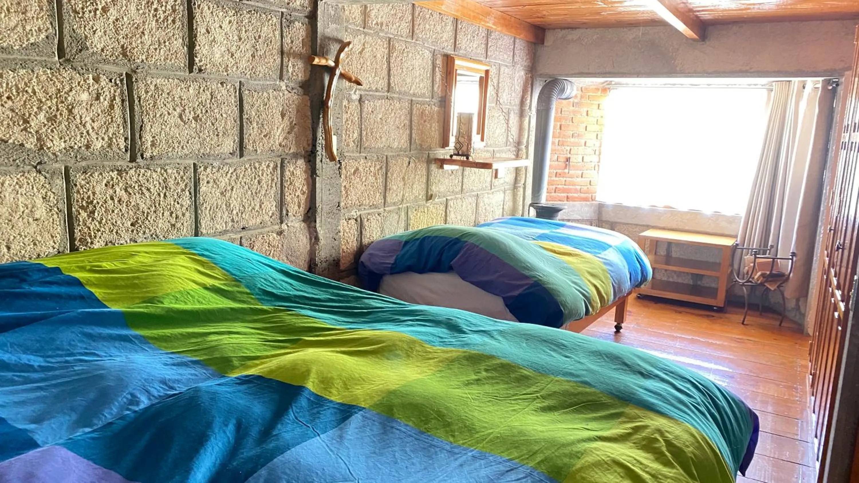 Bed in Cabañas 5 Pinos