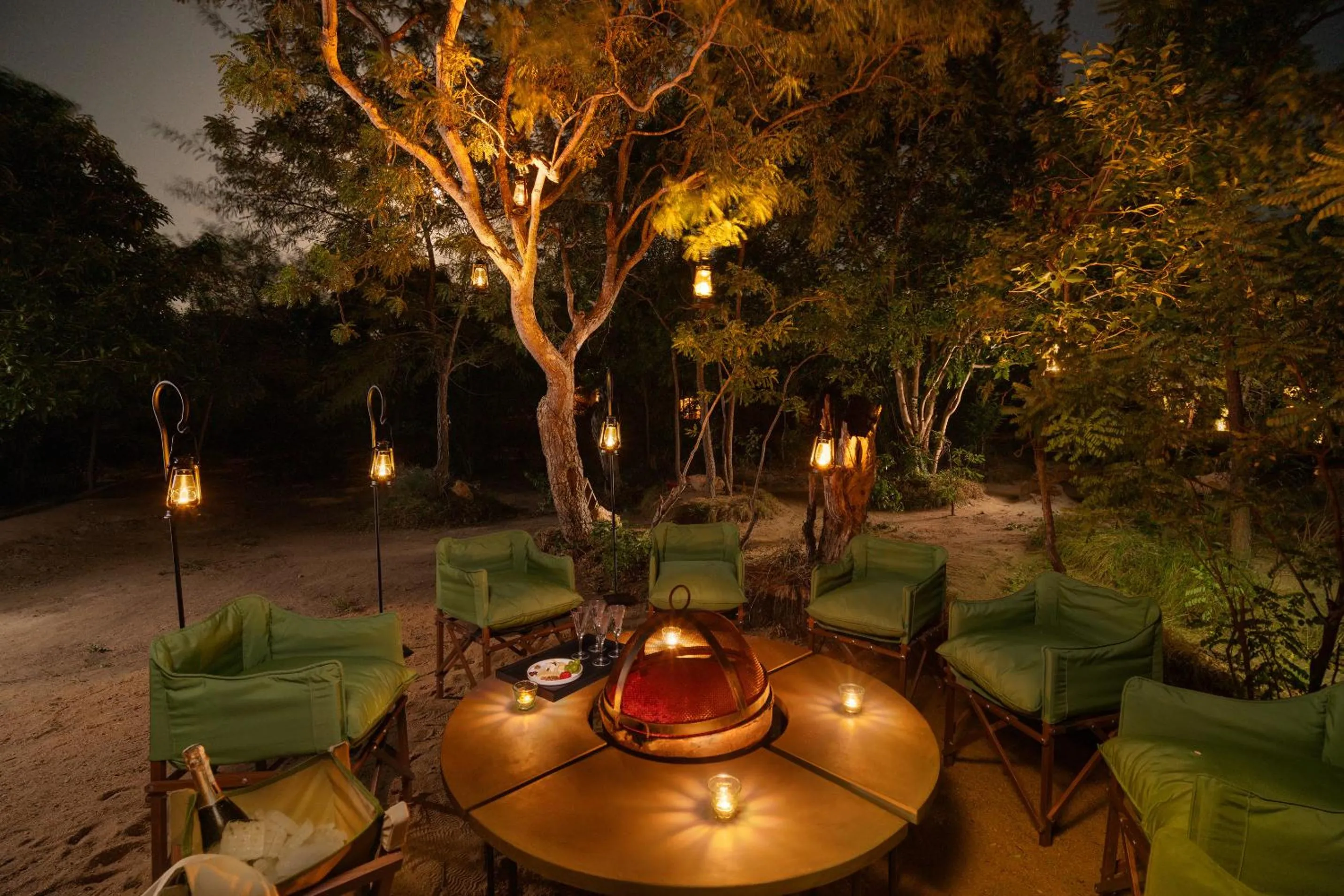 Dining area in Taru Villas Villu - Wilpattu