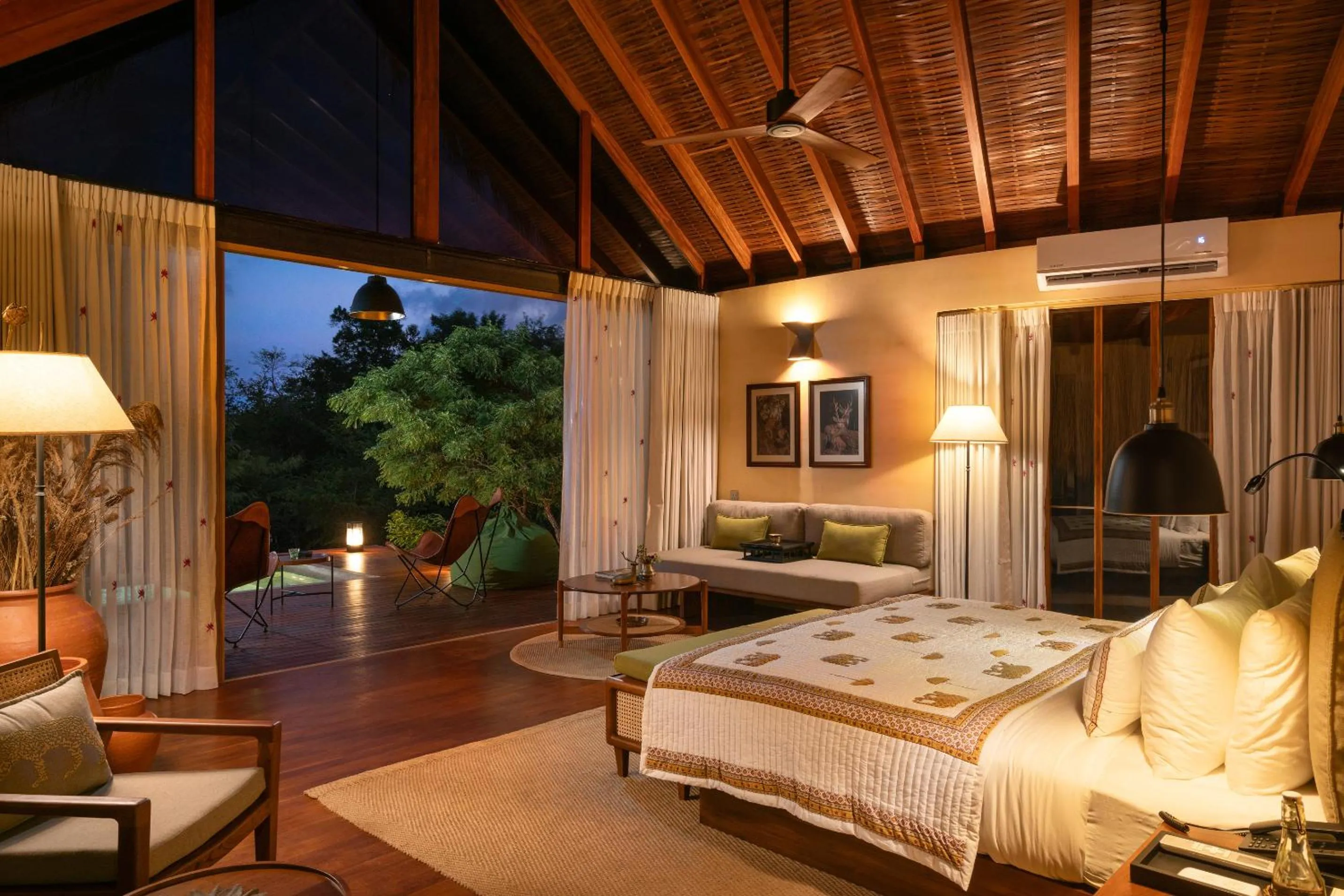 Bedroom, Bed in Taru Villas Villu - Wilpattu