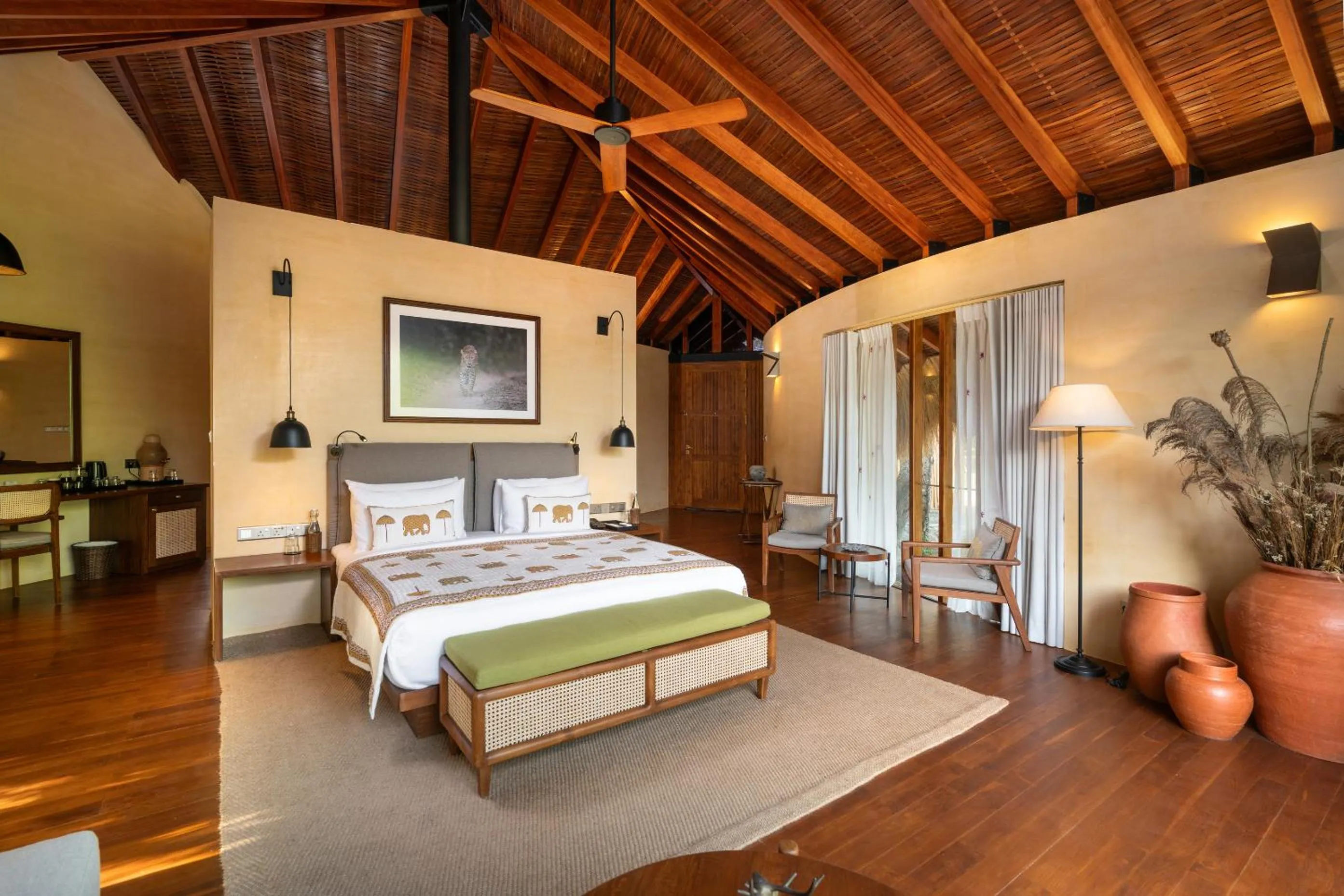 Bedroom, Bed in Taru Villas Villu - Wilpattu