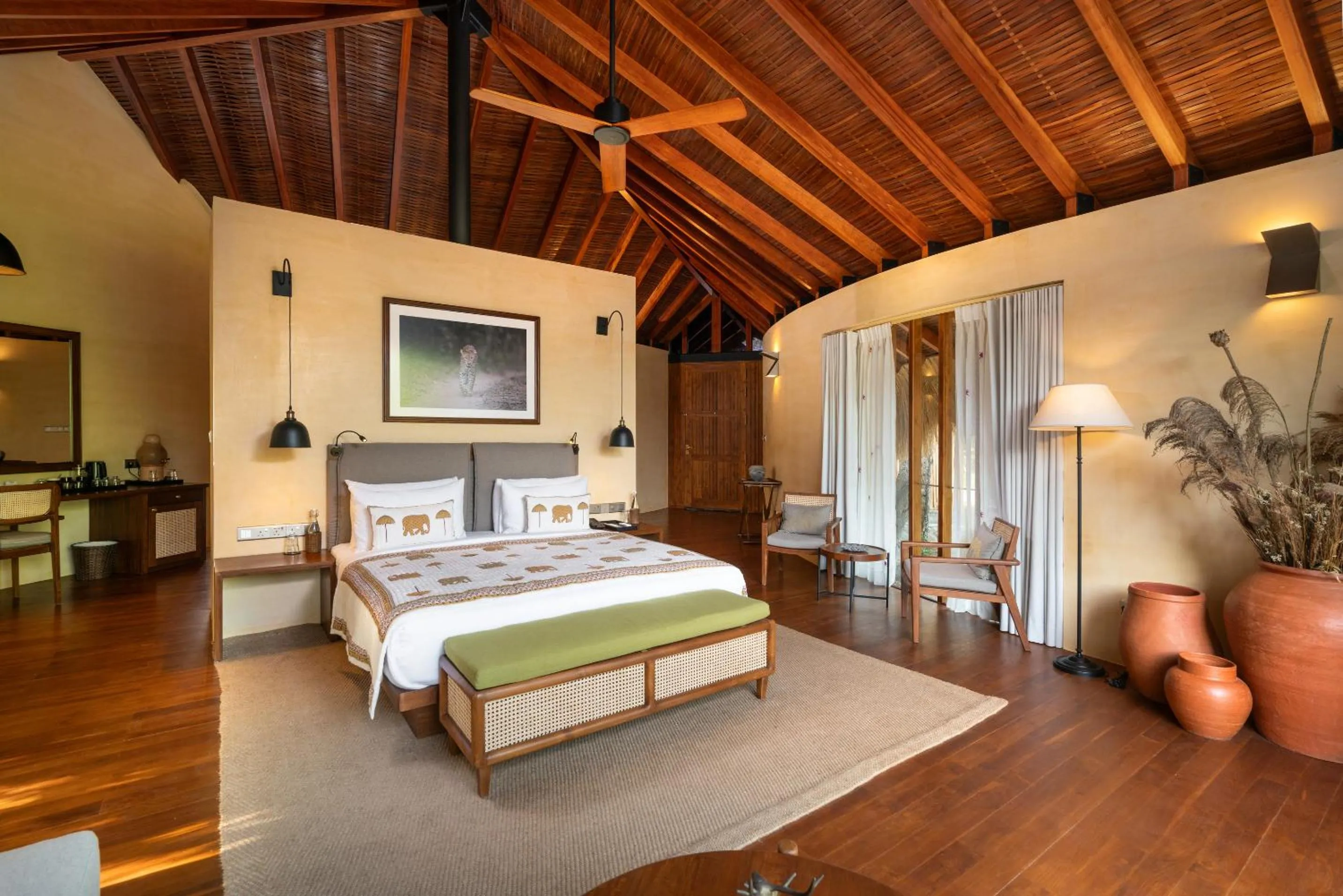 Bed in Taru Villas Villu - Wilpattu