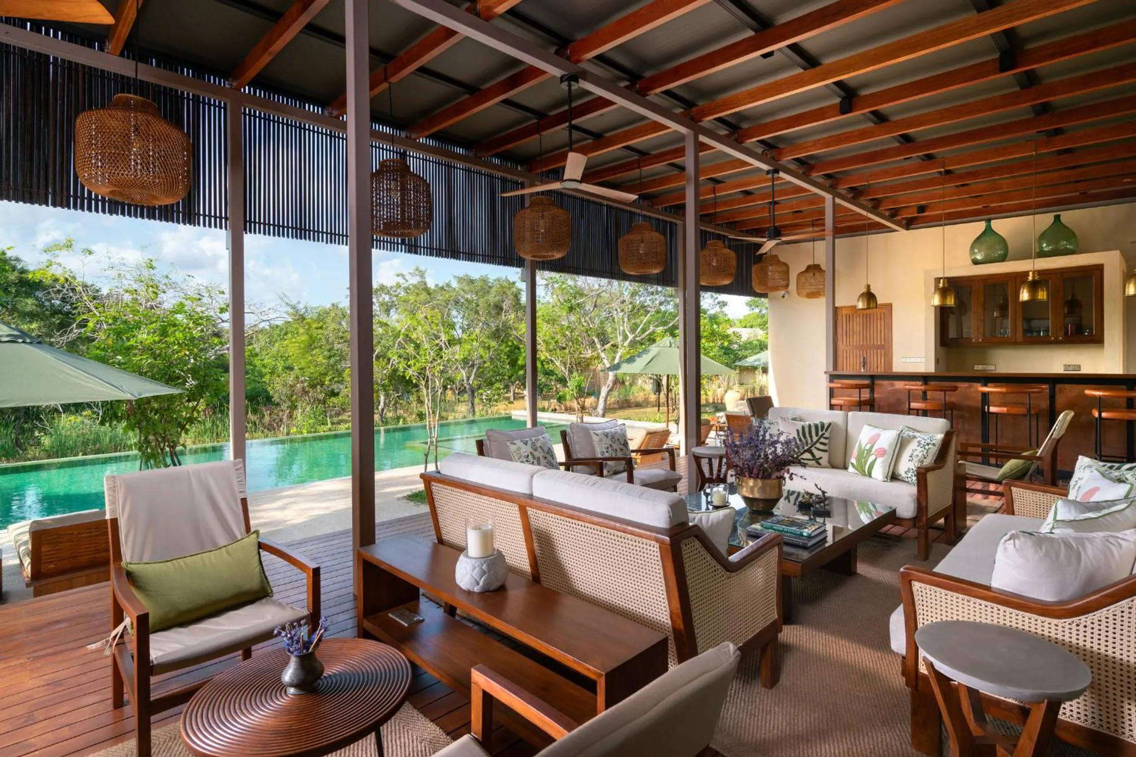 Lounge or bar in Taru Villas Villu - Wilpattu