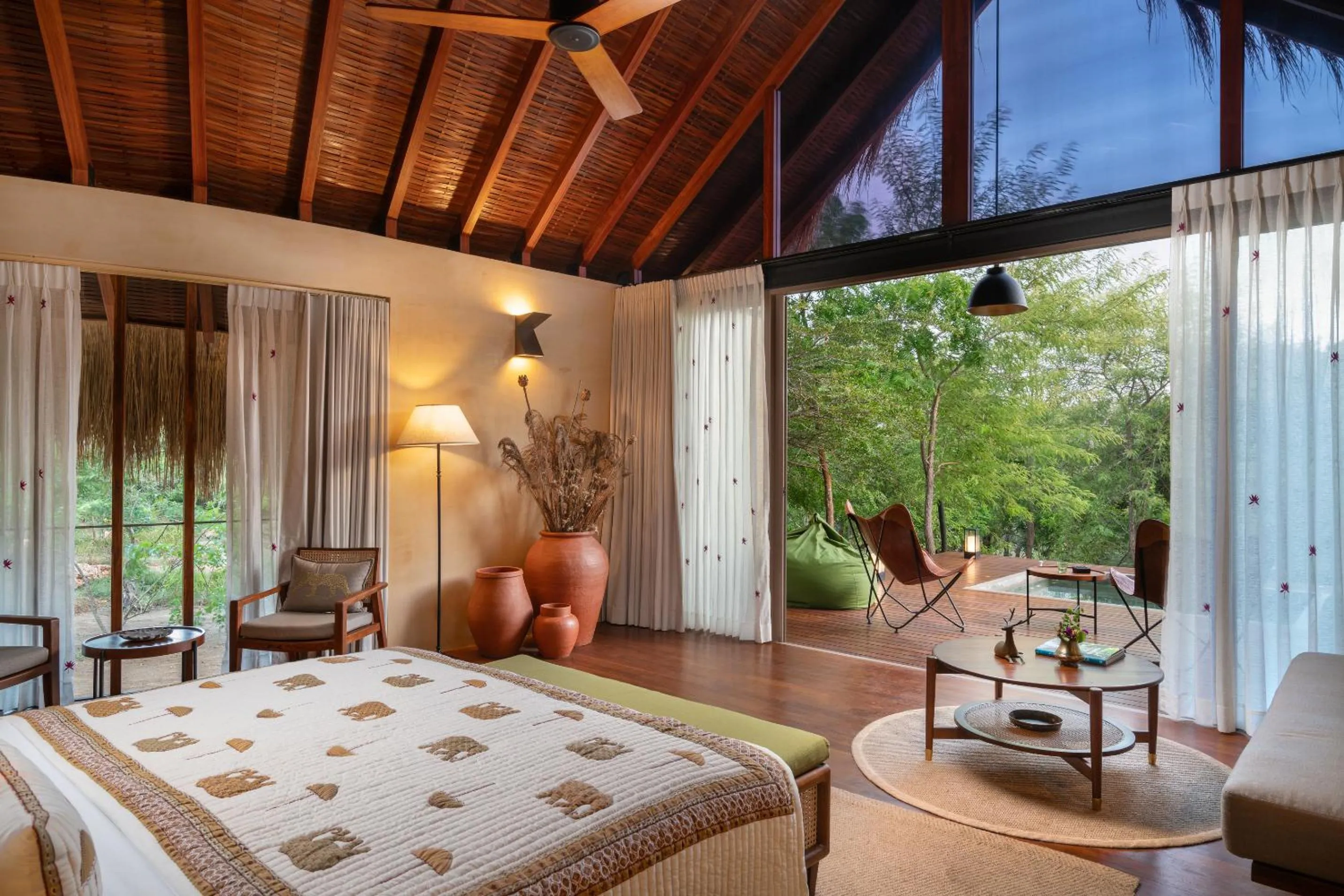 Bedroom, Bed in Taru Villas Villu - Wilpattu