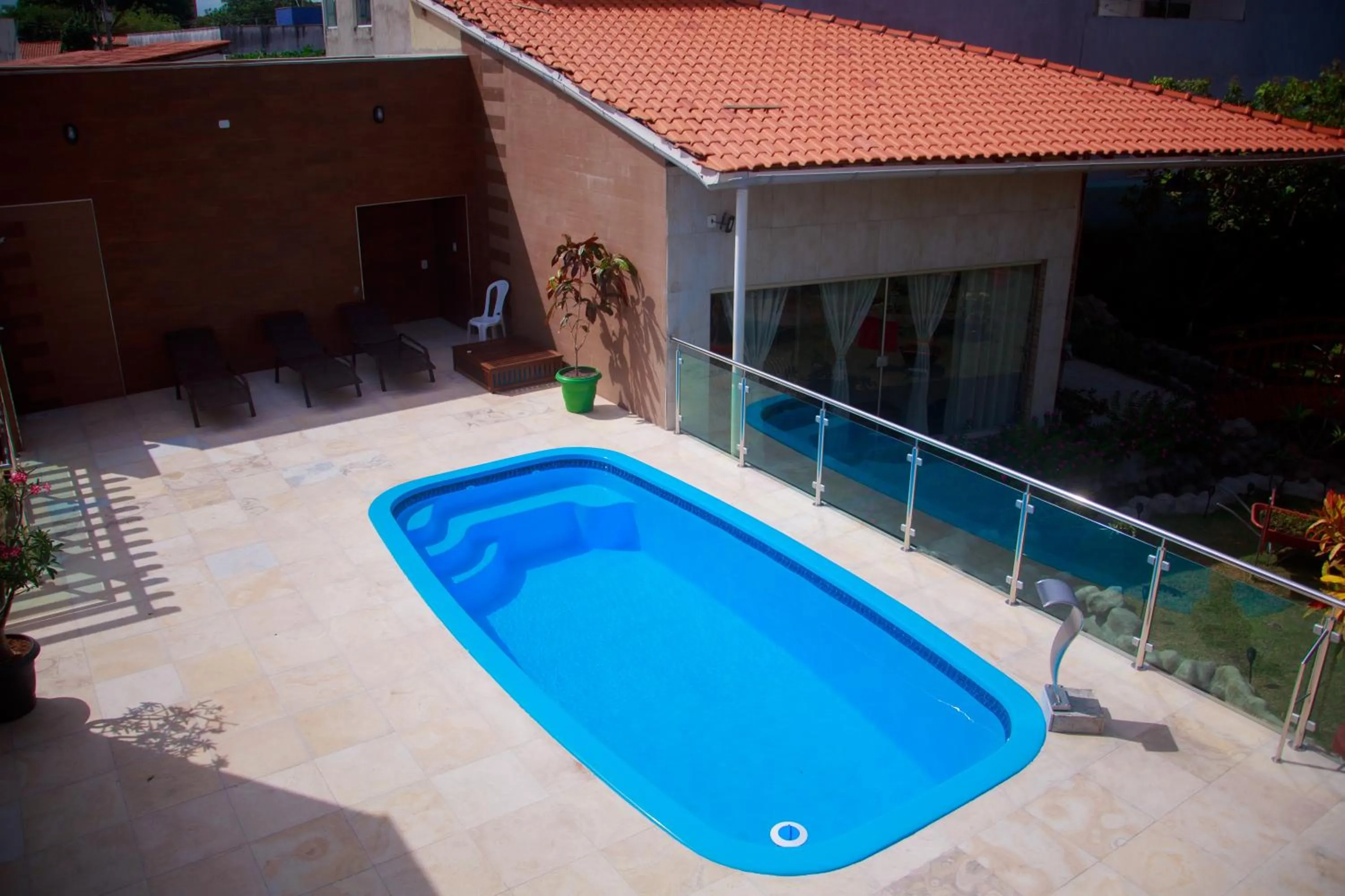 Swimming pool in Pousada Paraíso dos Lençóis