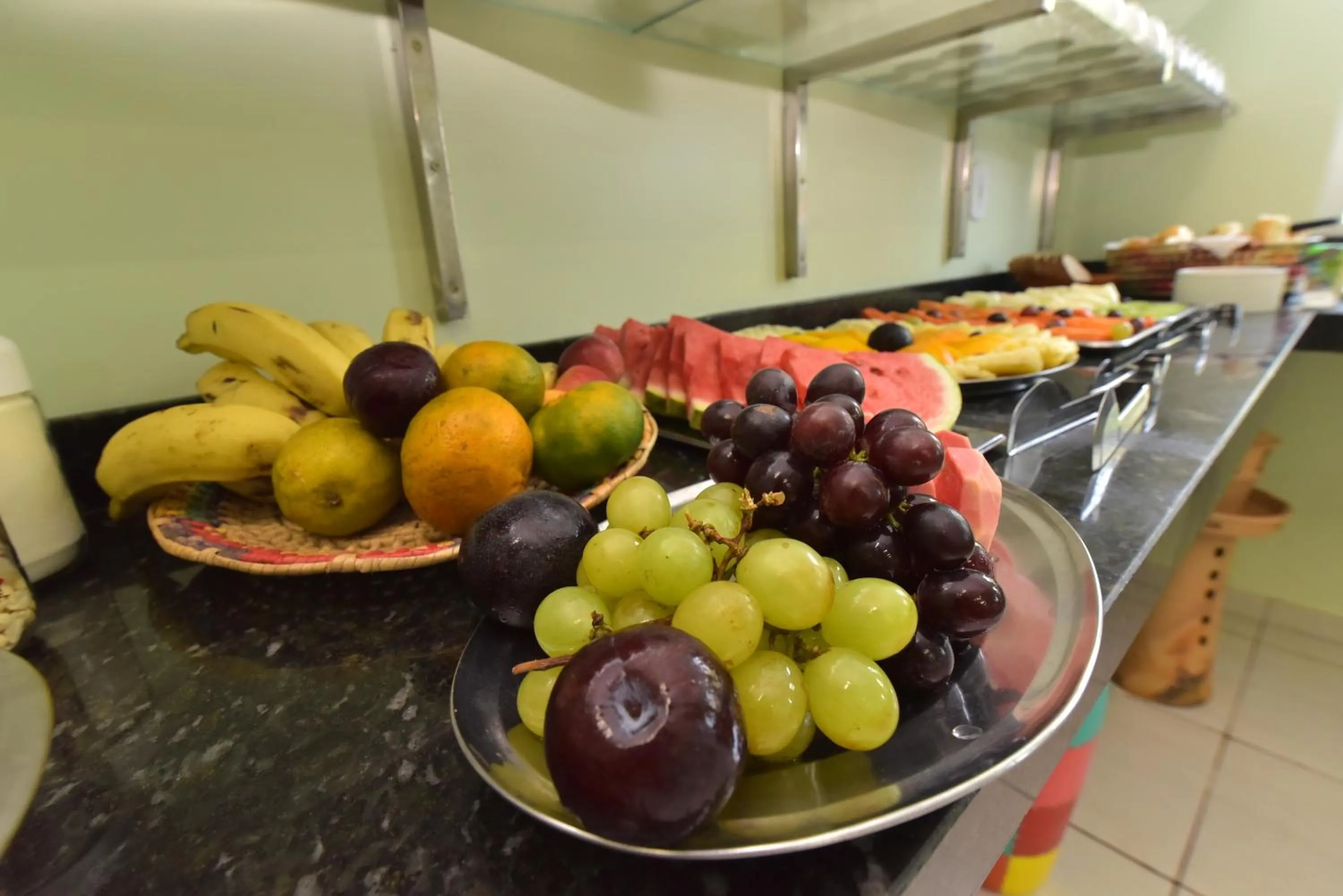 Buffet breakfast in Pousada Paraíso dos Lençóis