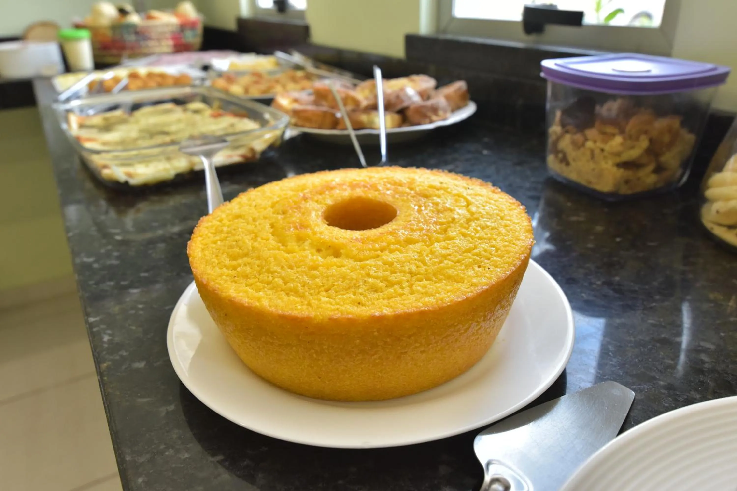 Buffet breakfast in Pousada Paraíso dos Lençóis