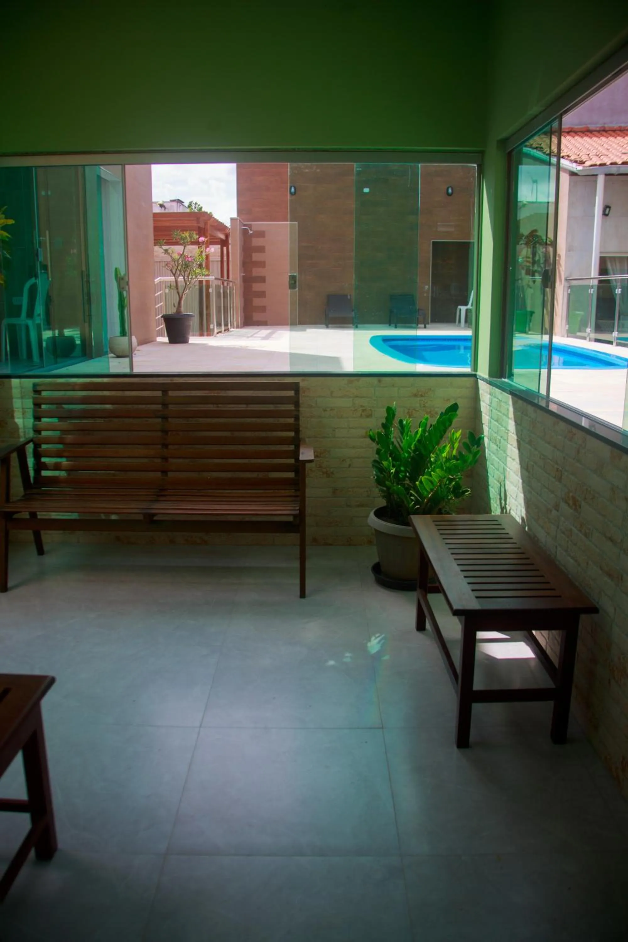 Patio in Pousada Paraíso dos Lençóis