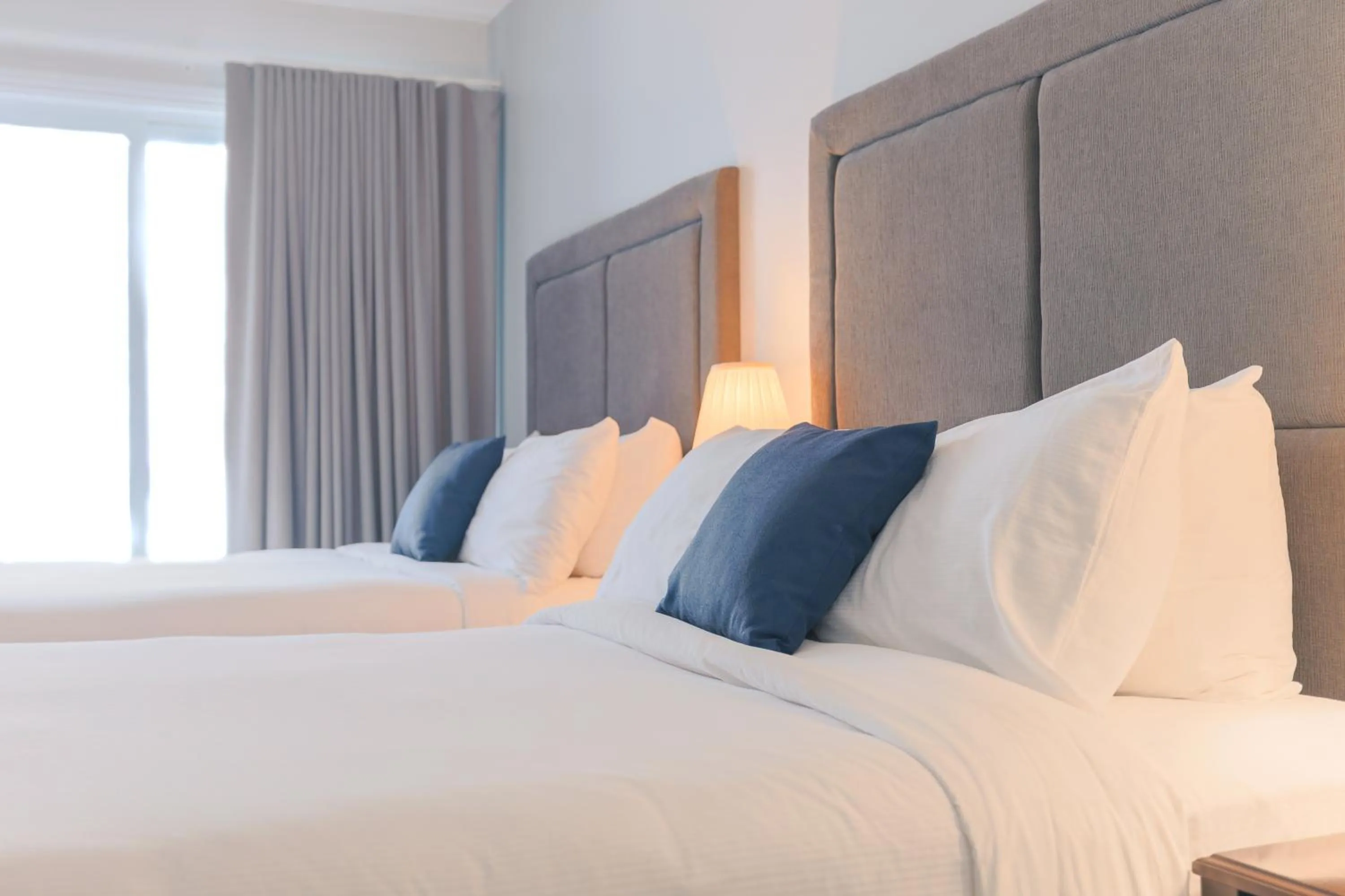 Bed in Hotel Lac Brome