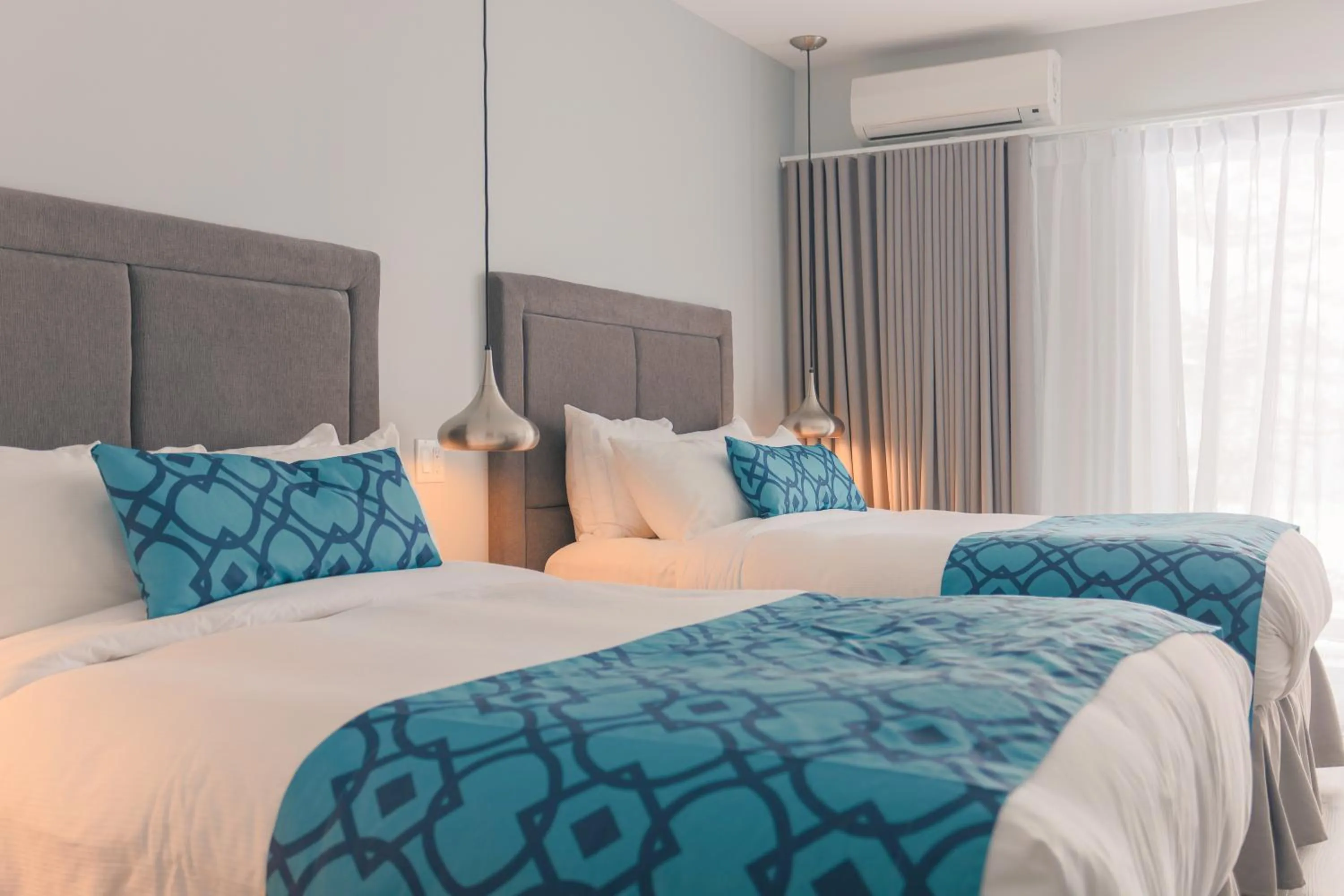 Bed in Hotel Lac Brome