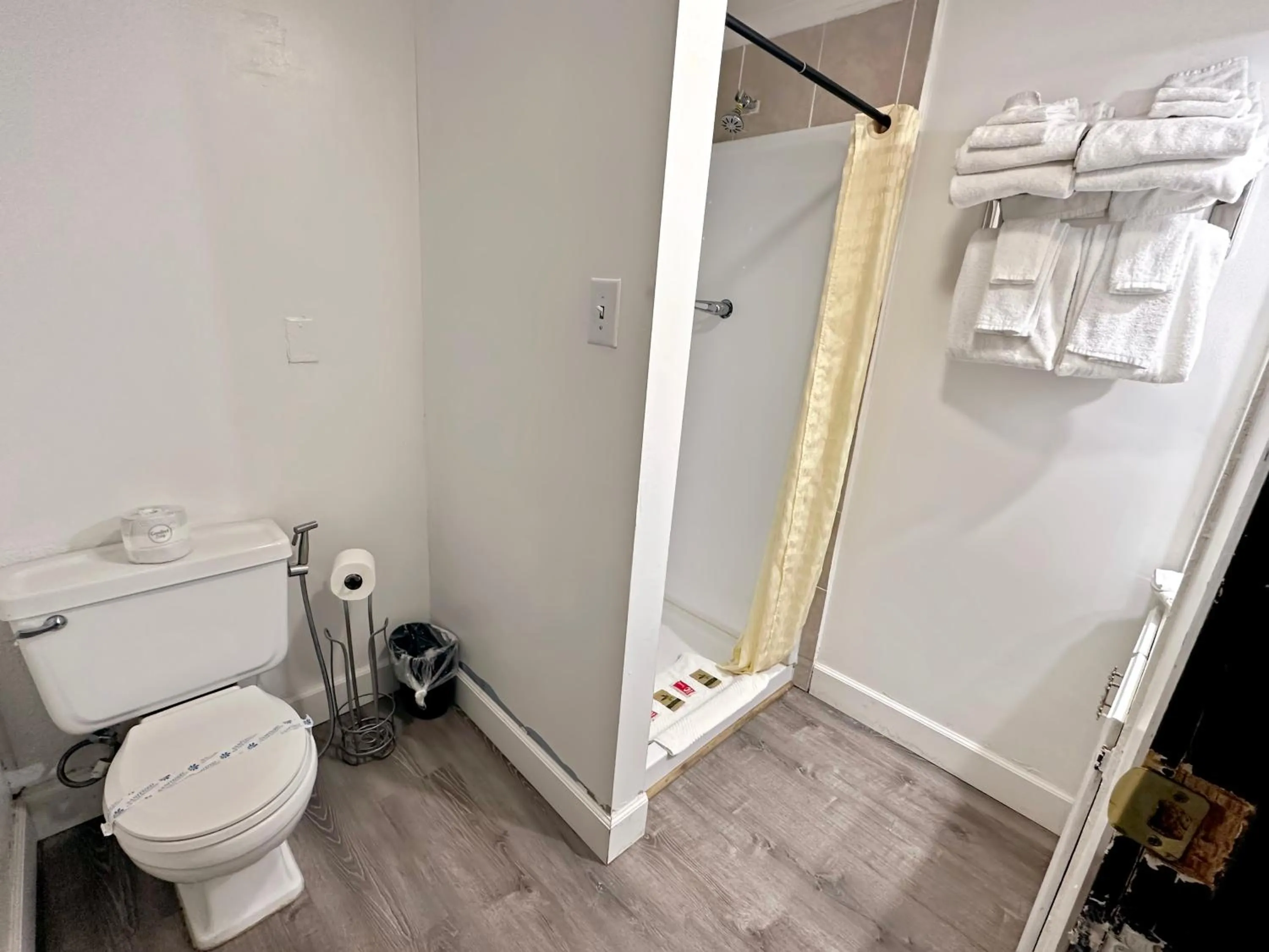 Shower in Economy Inn