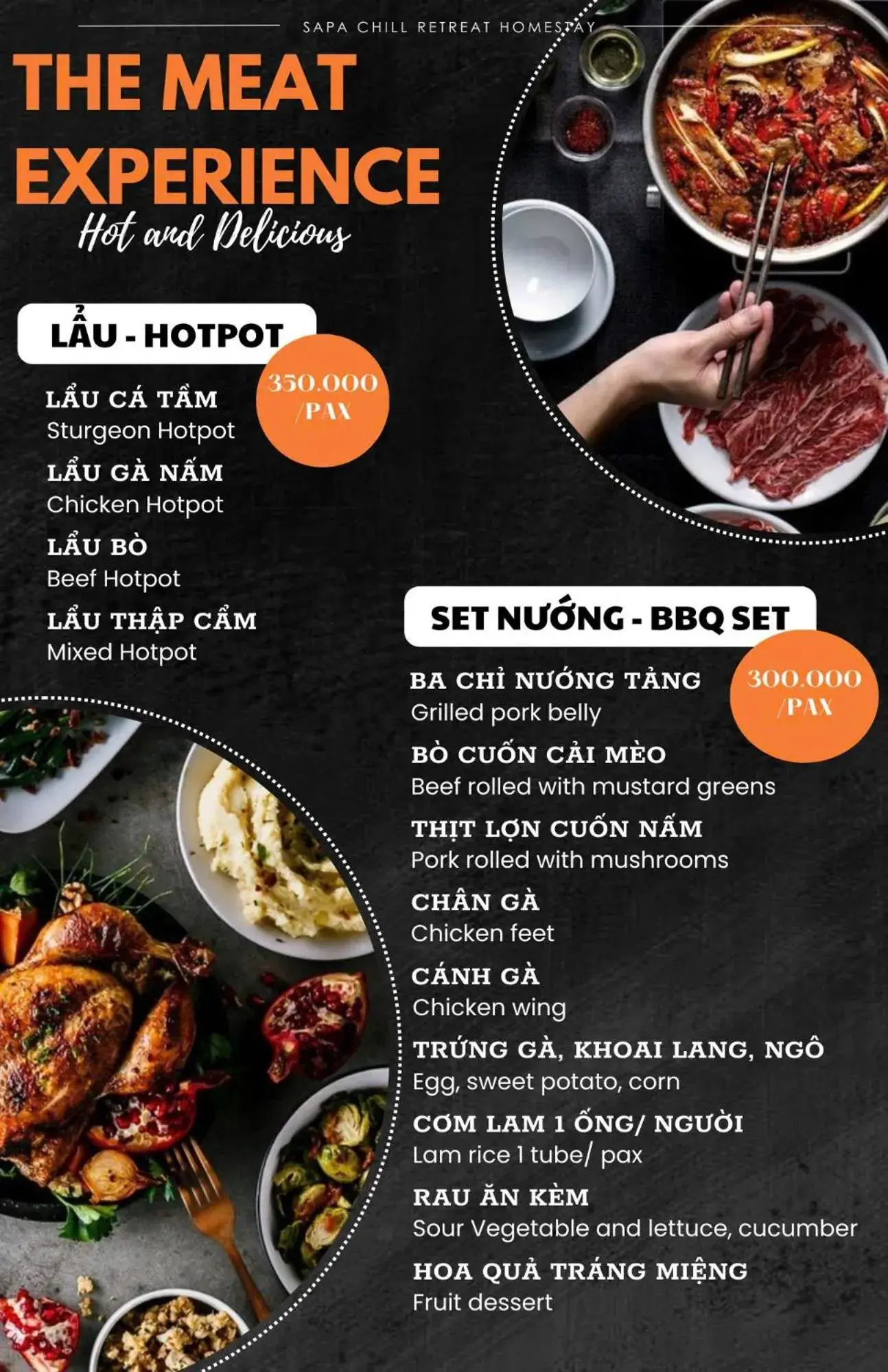 Food and drinks in Sapa Chill Retreat Food and drinks in Sapa Chill Retreat