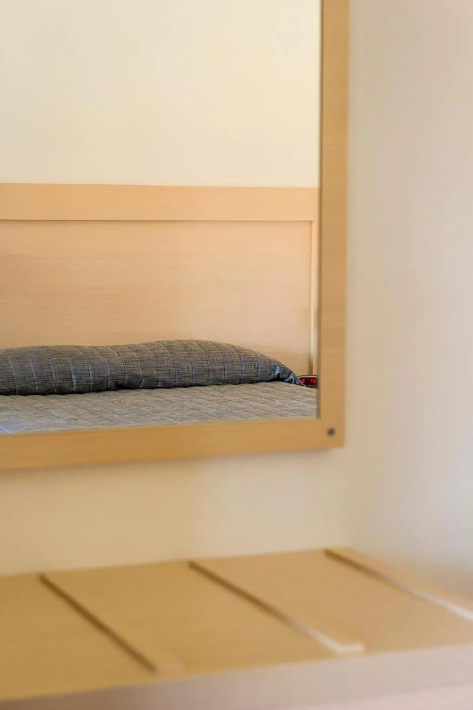 Decorative detail, Bed in Cherry Blossom Motor Inn