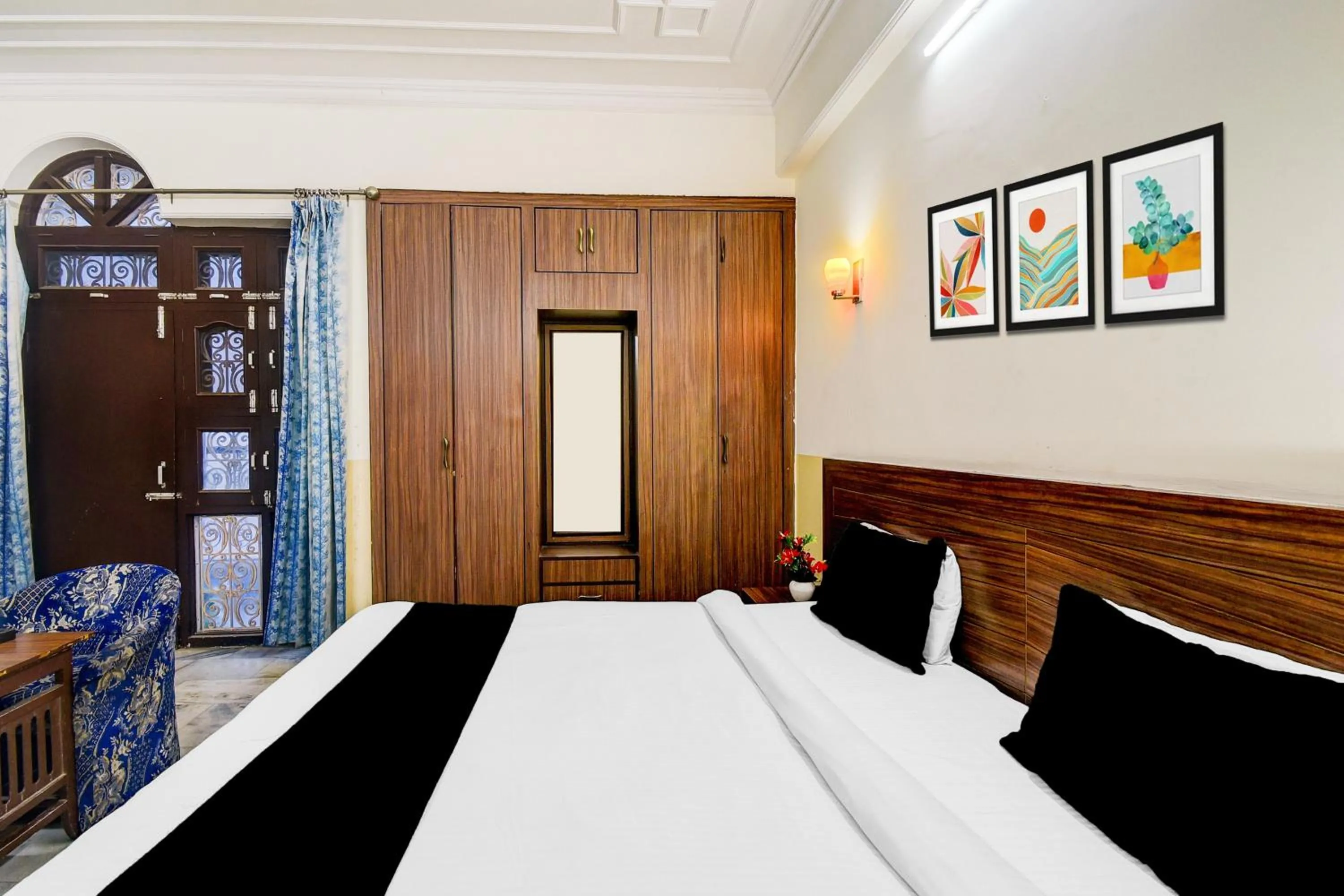 Bedroom, Bed in Collection O Raja Park Jaipur Formerly Maan Heritage
