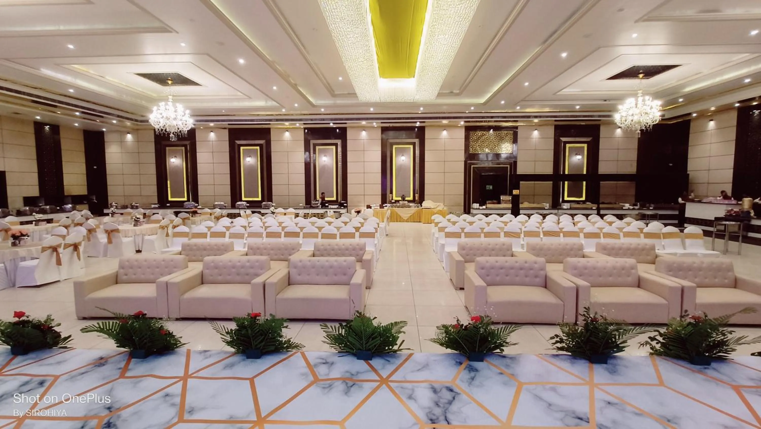 Seating area, Banquet Facilities in Hotel Yash Regency