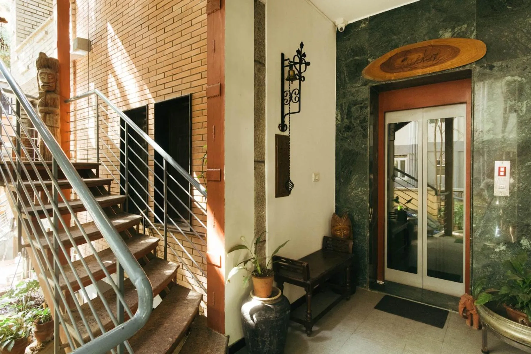 Facade/entrance in Laika Boutique Stay