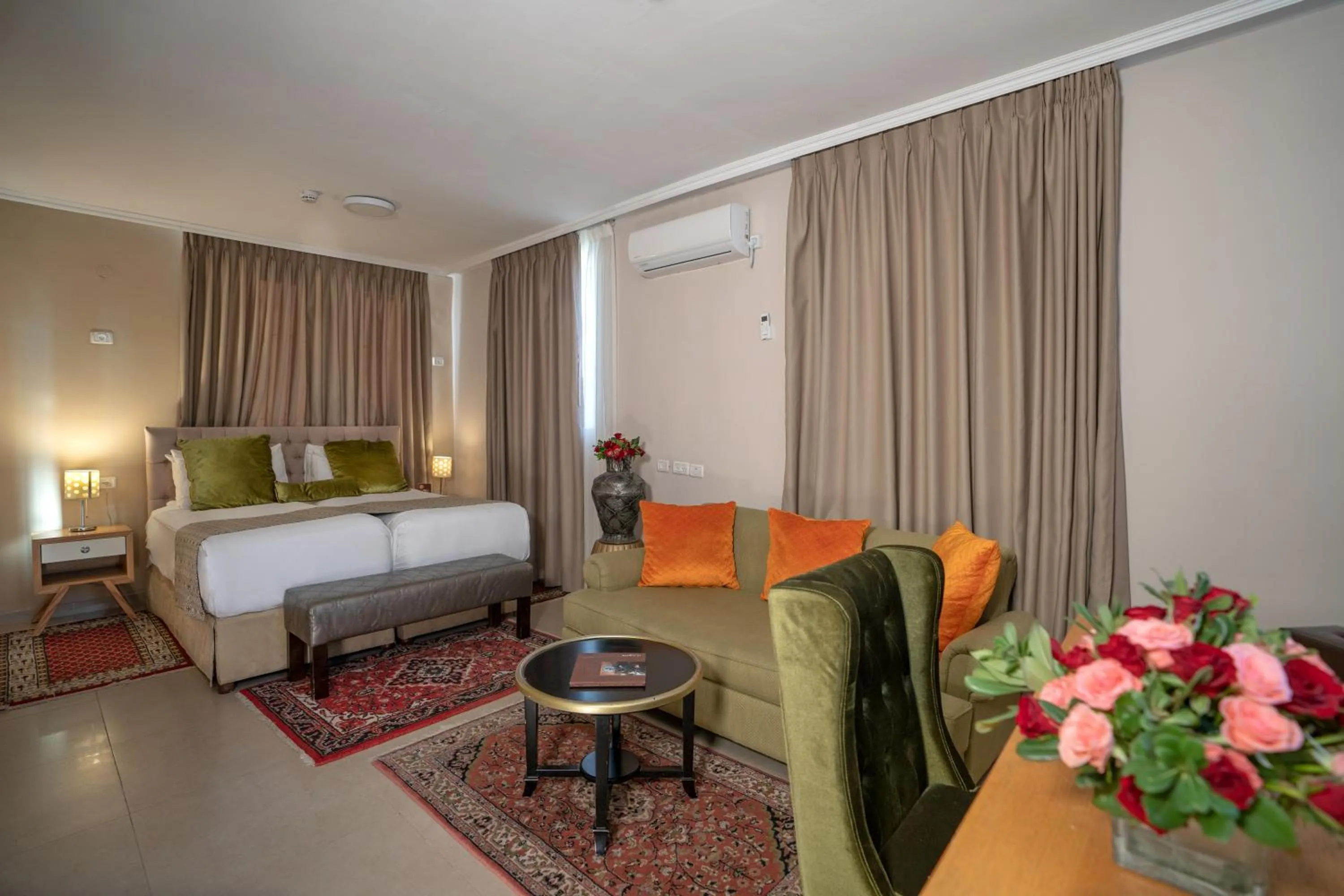 Bed in The Sephardic House Hotel in The Jewish Quarter