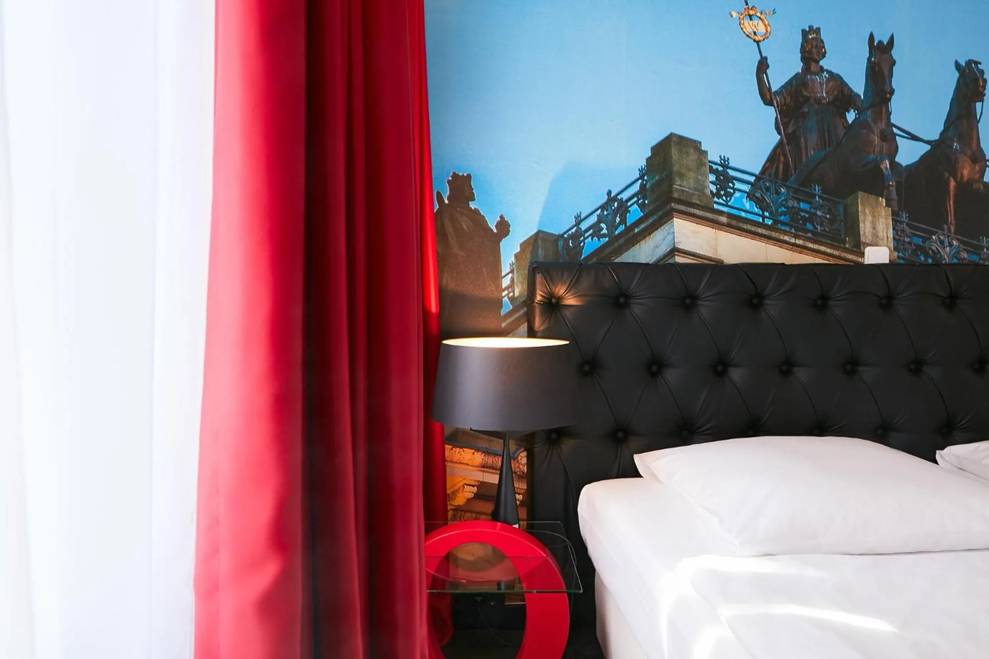 Bed in Hotel im Haus zur Hanse