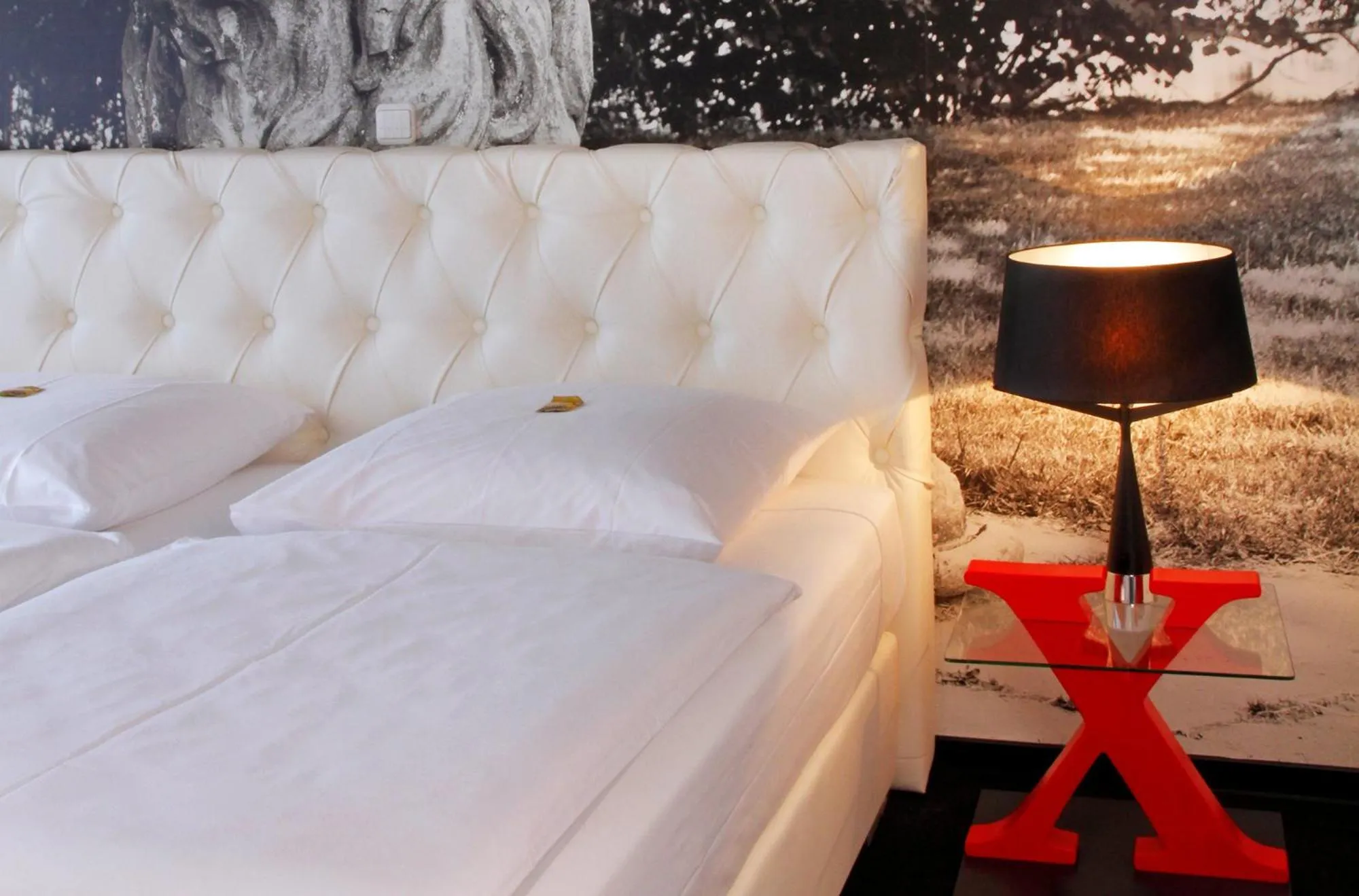 Bed in Hotel im Haus zur Hanse