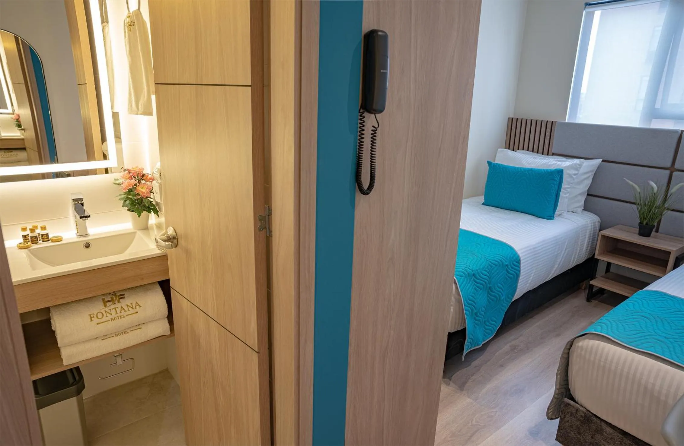 Bed in Hotel Fontana Bogotá - Corferias