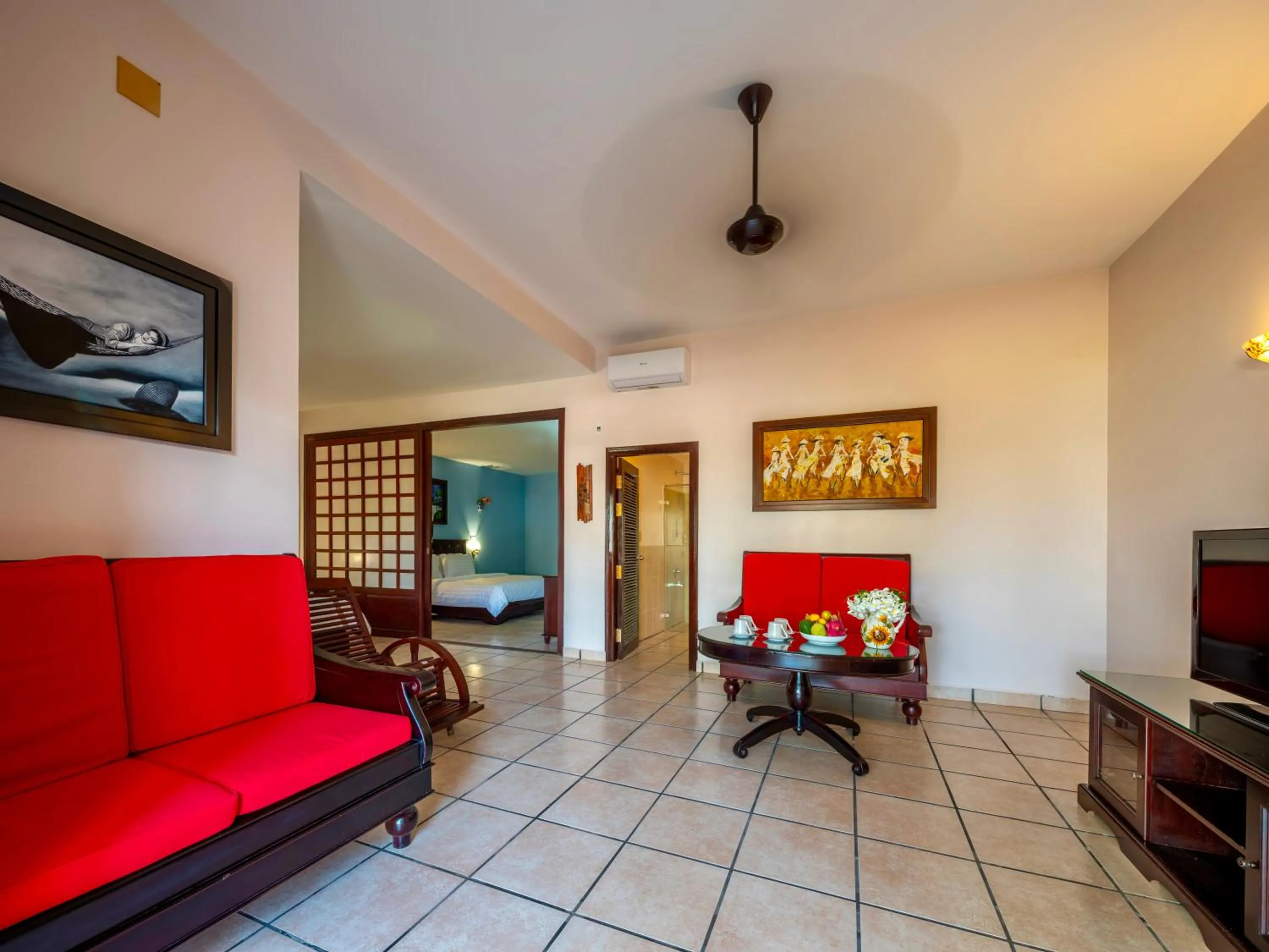 Living room in Grace Boutique Resort