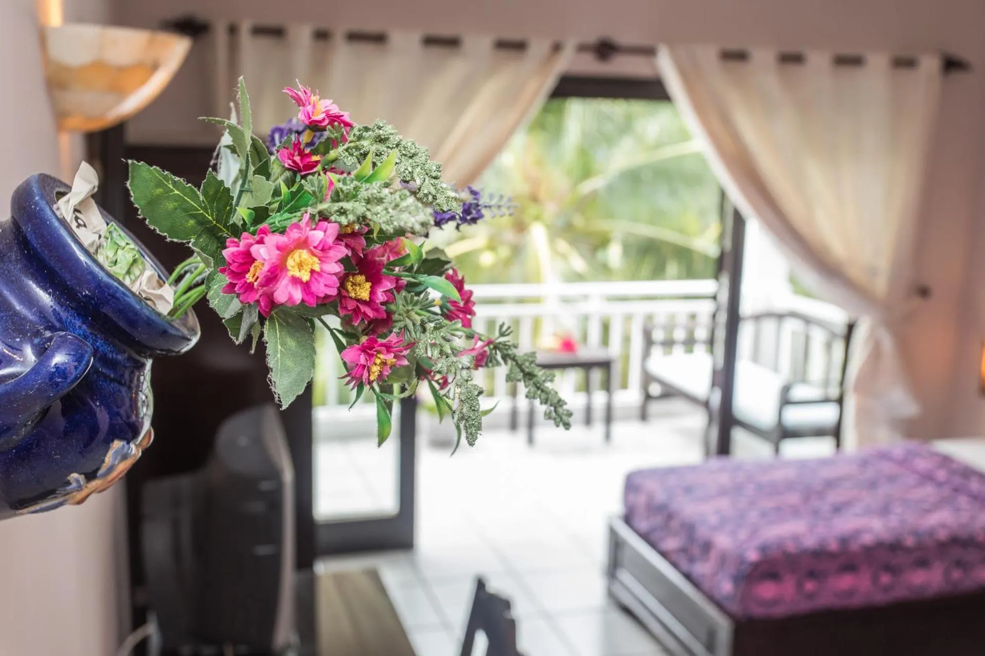 Twin Superior Garden with Pool View in Grace Boutique Resort