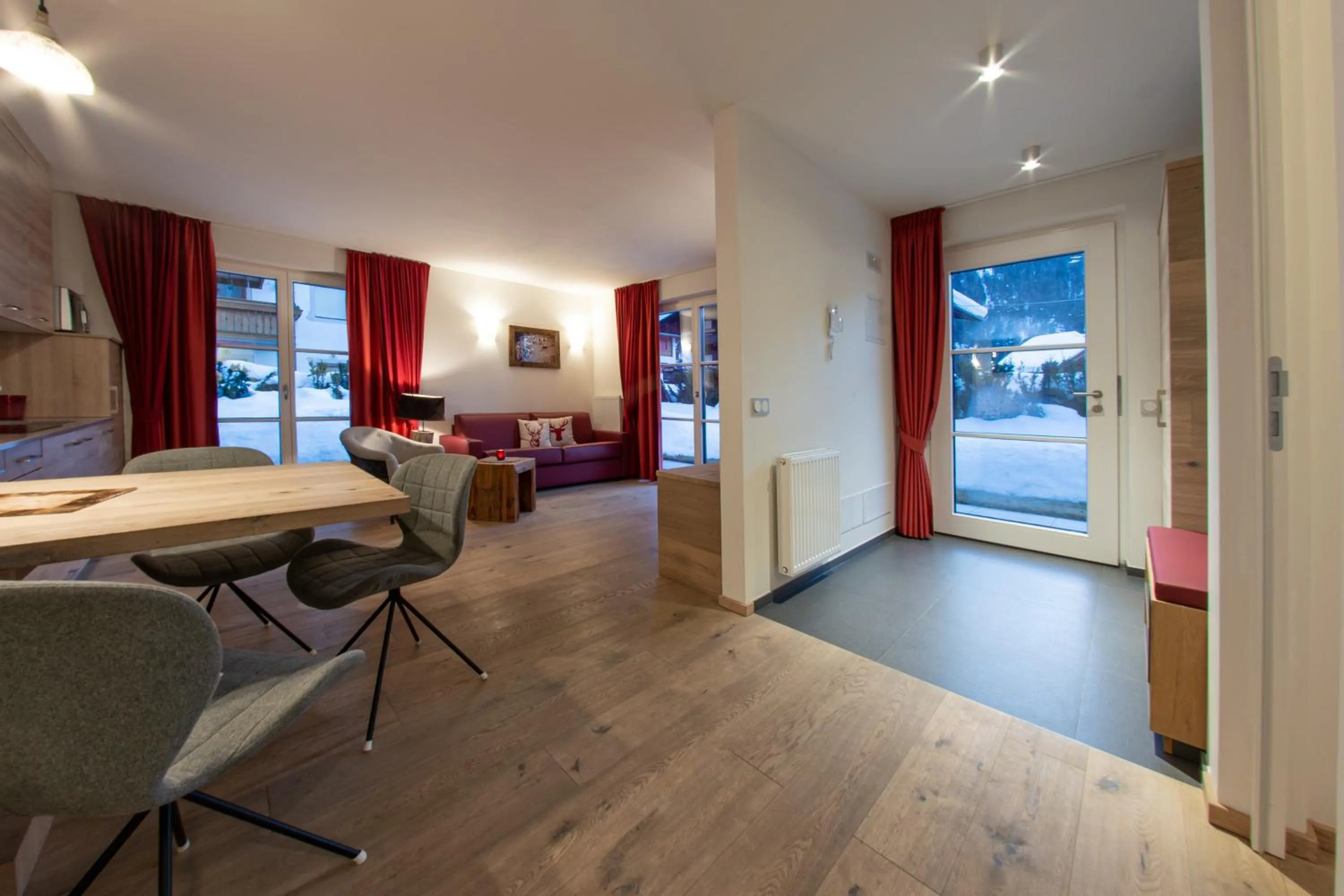 Kitchen or kitchenette in Mountainlodge Luxalpine