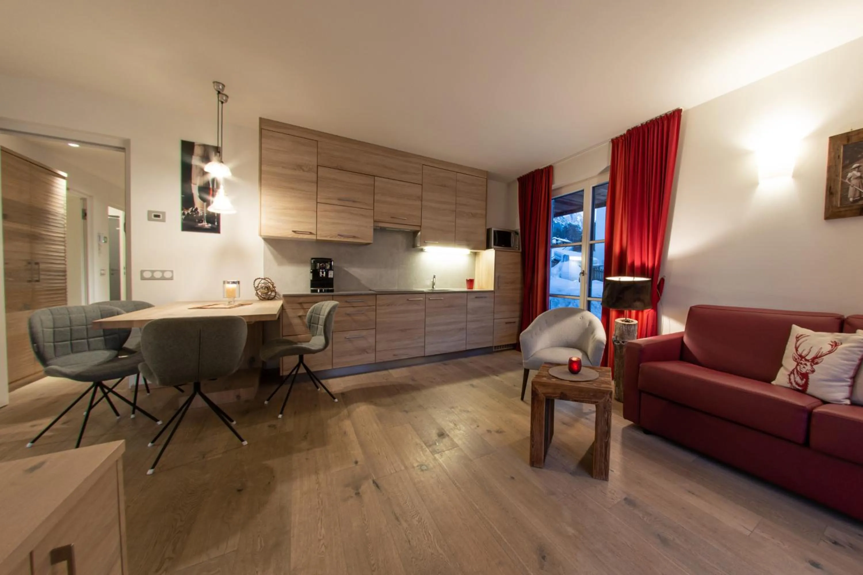 Kitchen or kitchenette in Mountainlodge Luxalpine