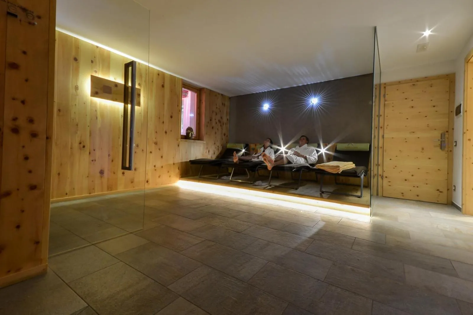 Sauna in Mountainlodge Luxalpine