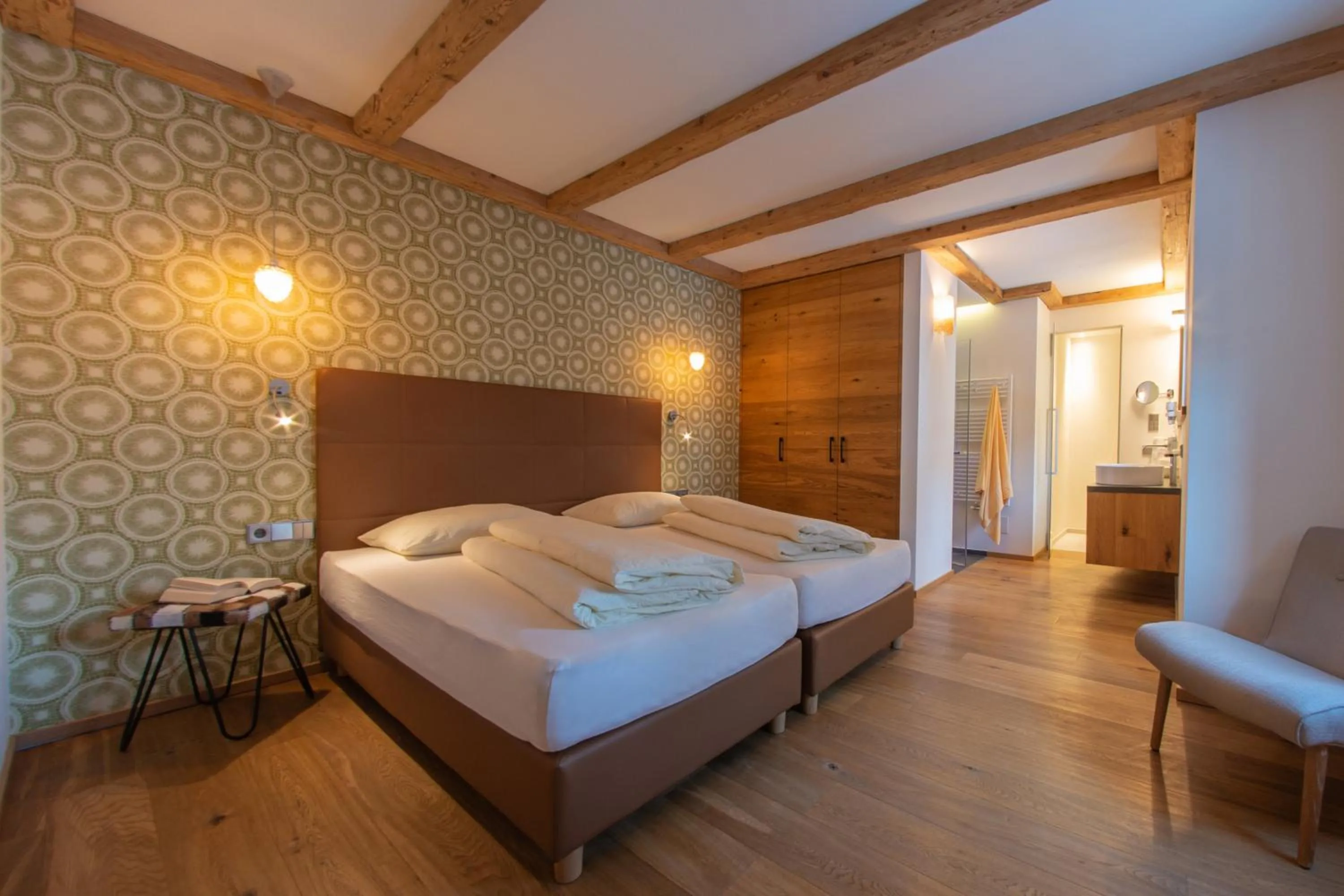 Bed in Mountainlodge Luxalpine