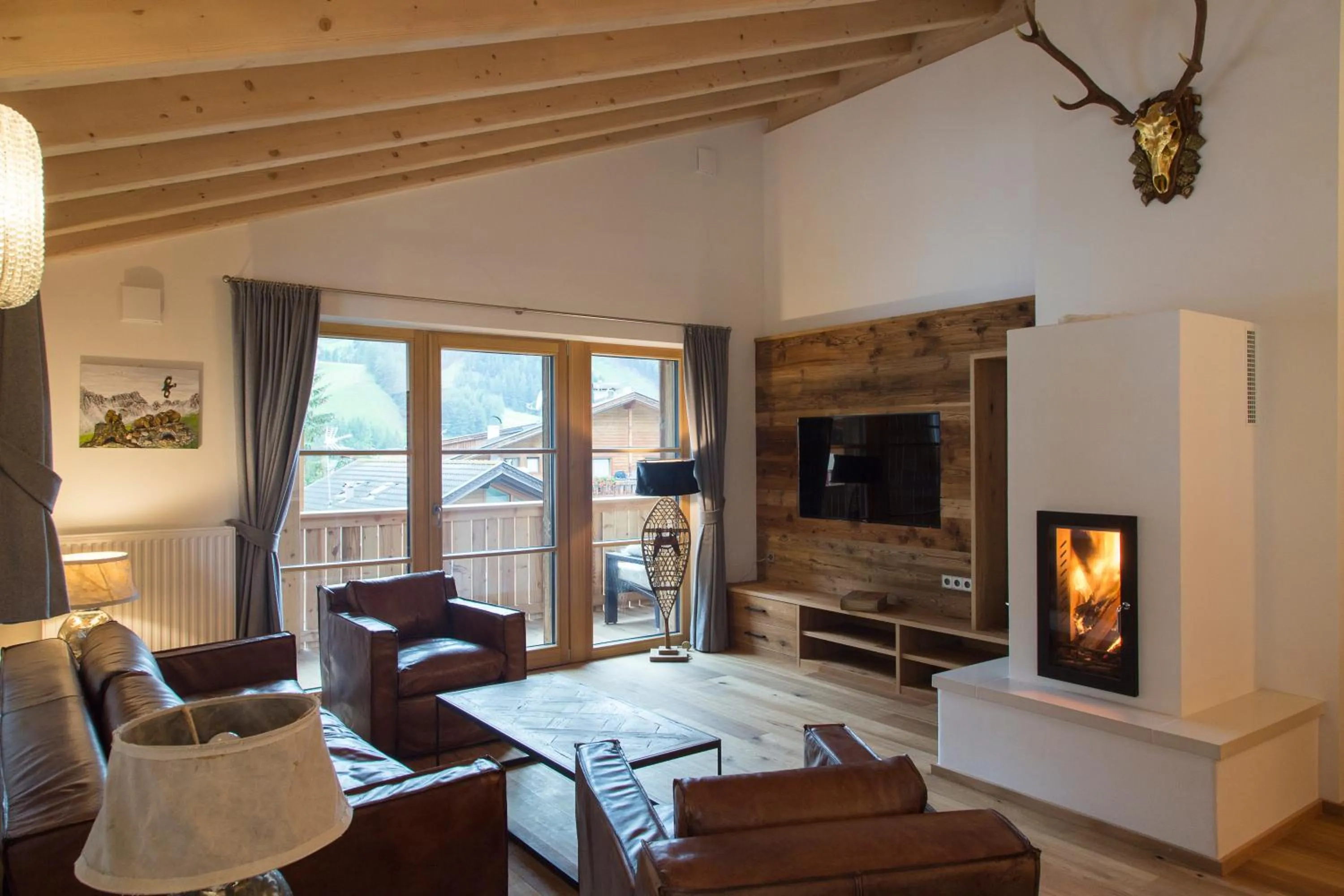 Kitchen or kitchenette in Mountainlodge Luxalpine
