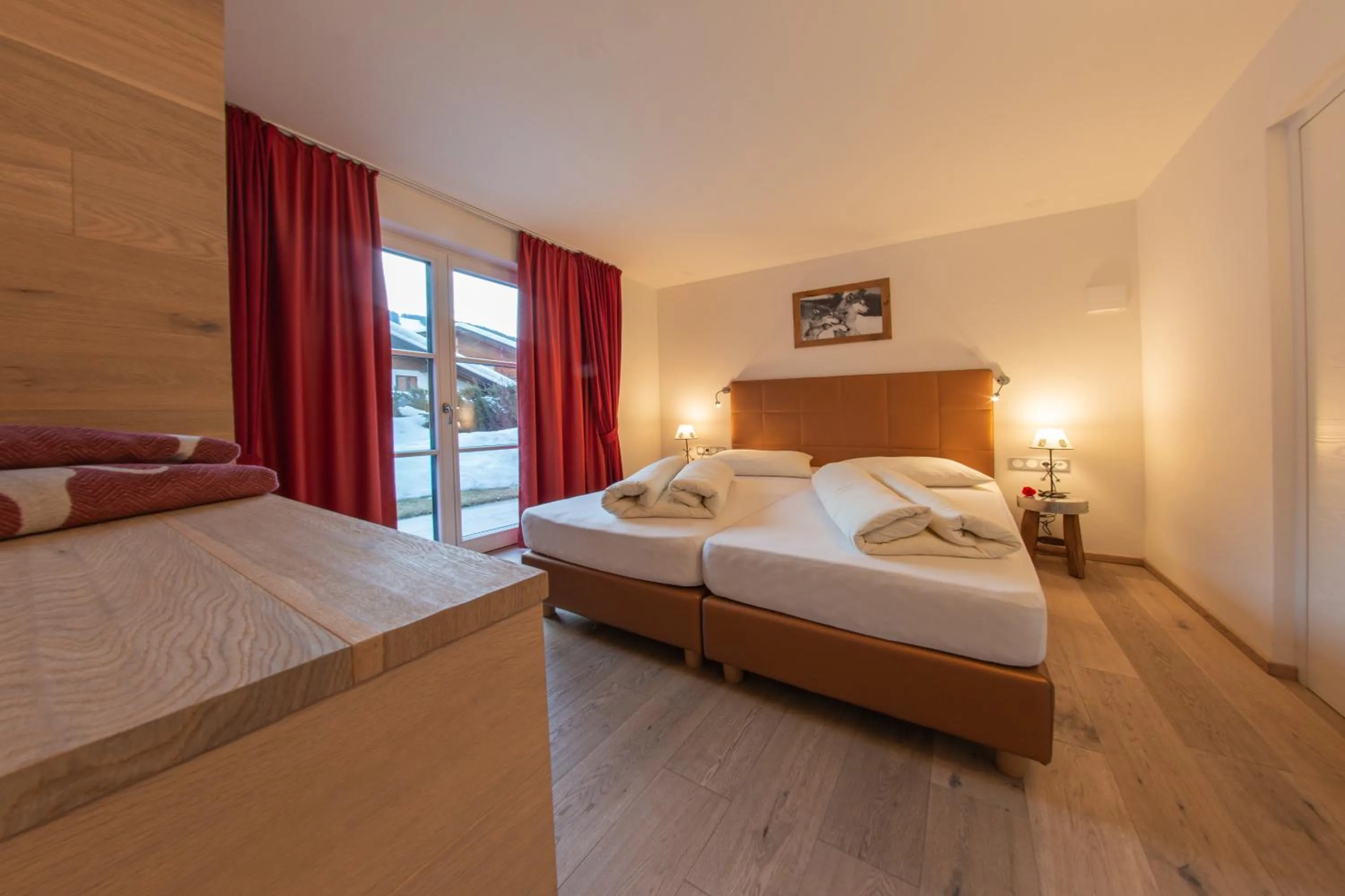 Bed in Mountainlodge Luxalpine