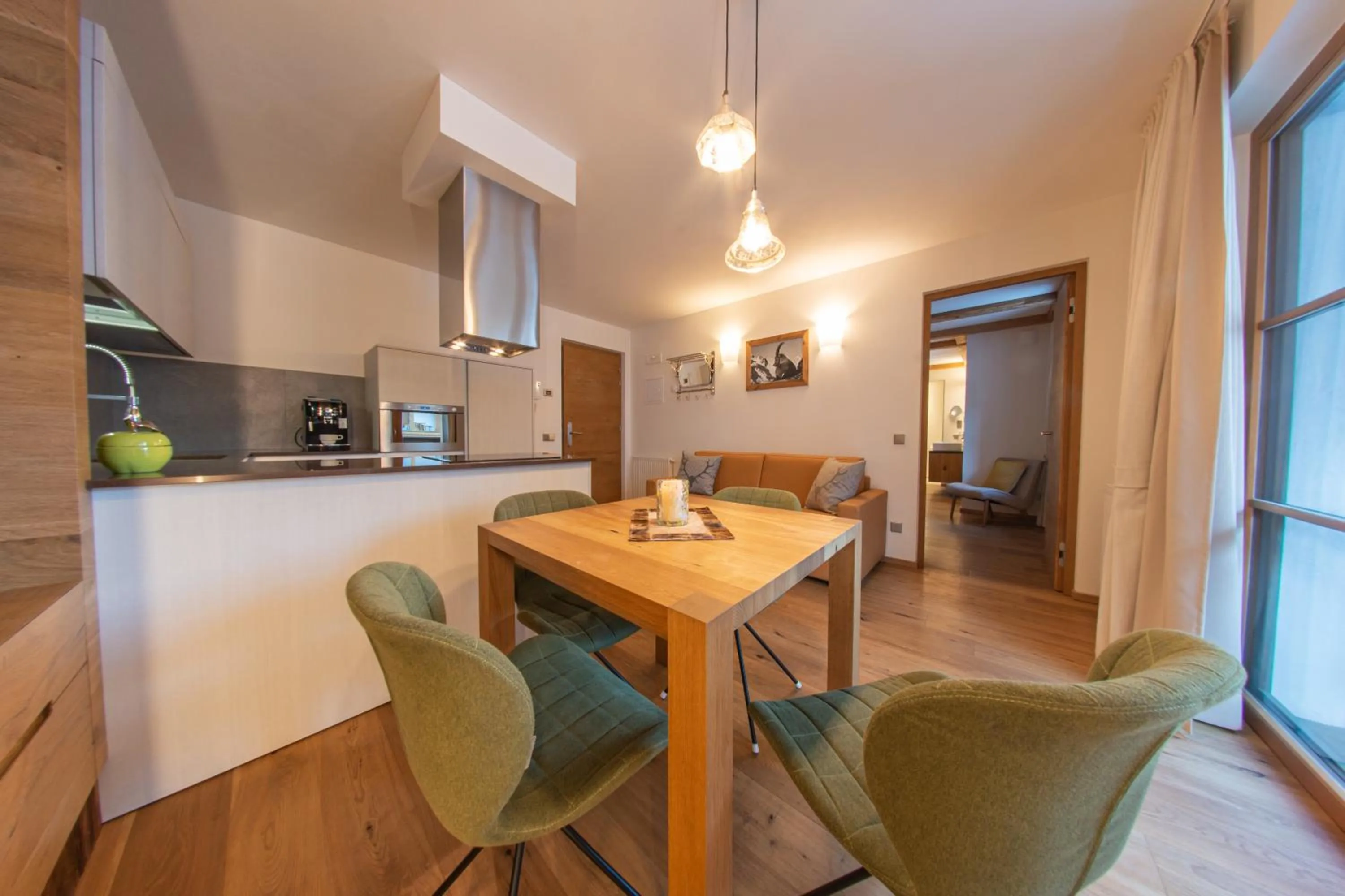 Kitchen or kitchenette in Mountainlodge Luxalpine