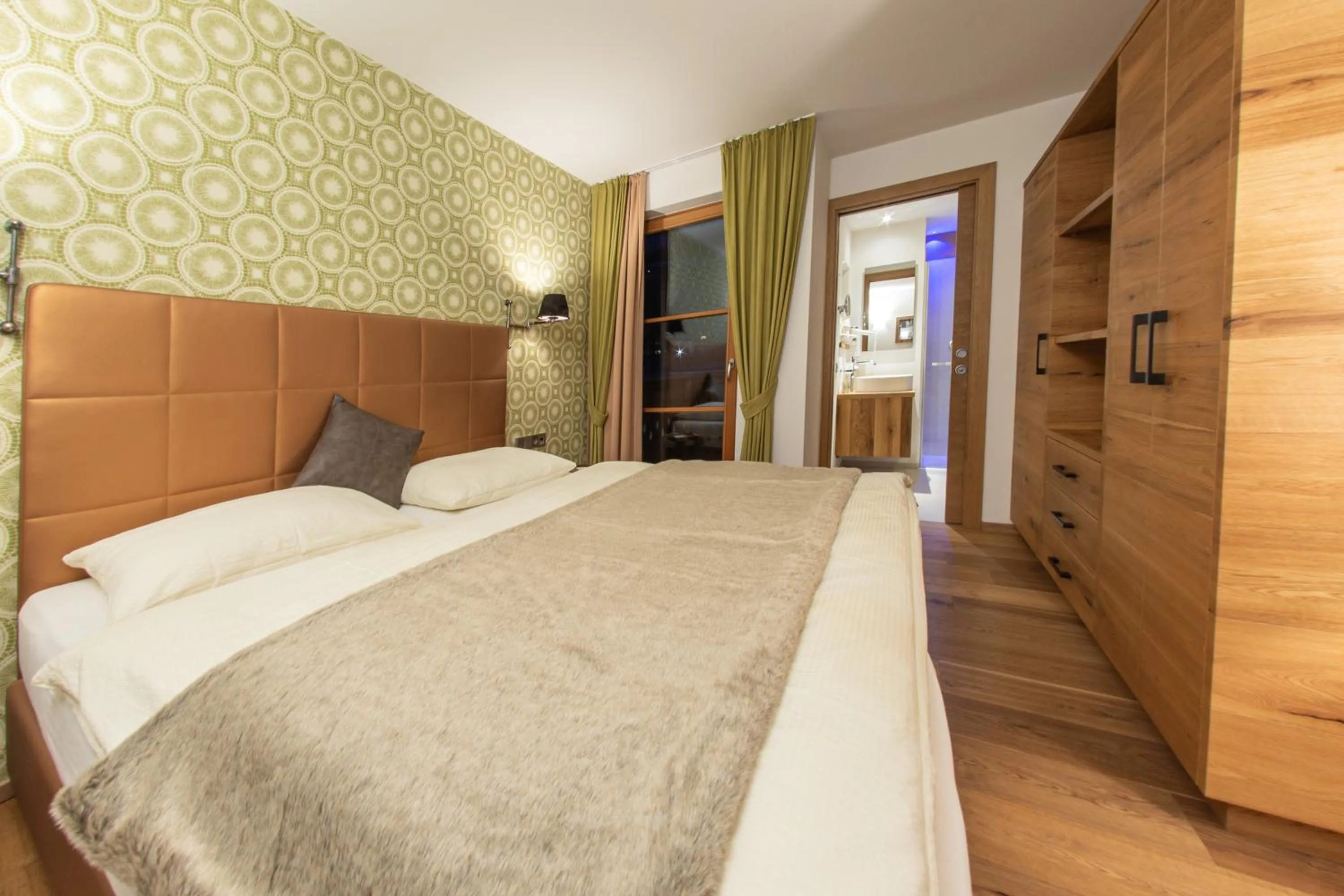 Bed in Mountainlodge Luxalpine