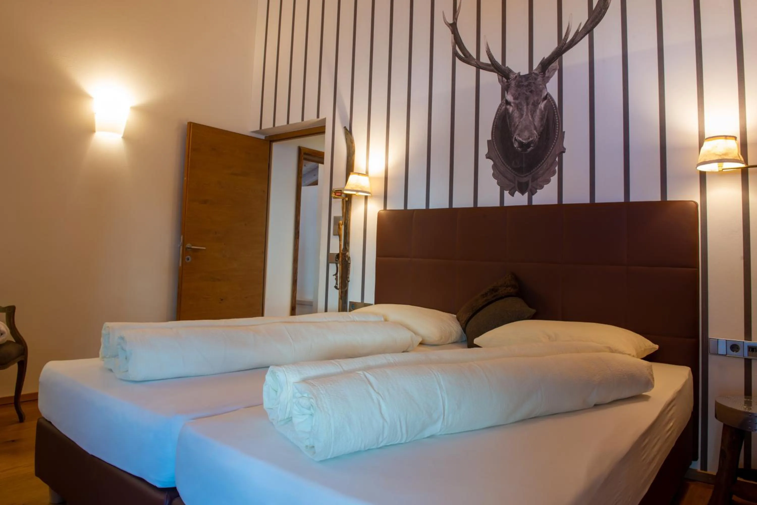 Bed in Mountainlodge Luxalpine