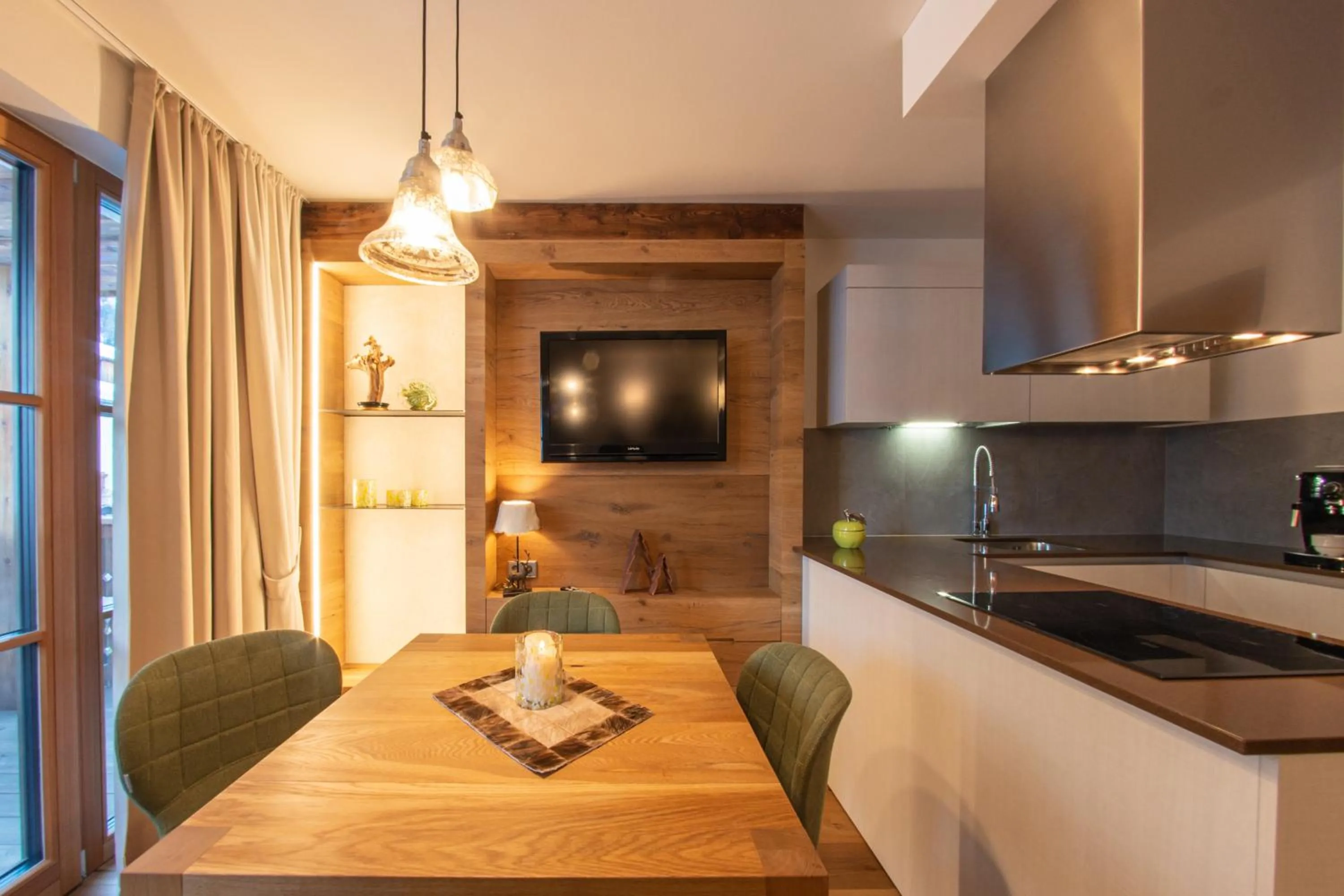 Kitchen or kitchenette in Mountainlodge Luxalpine
