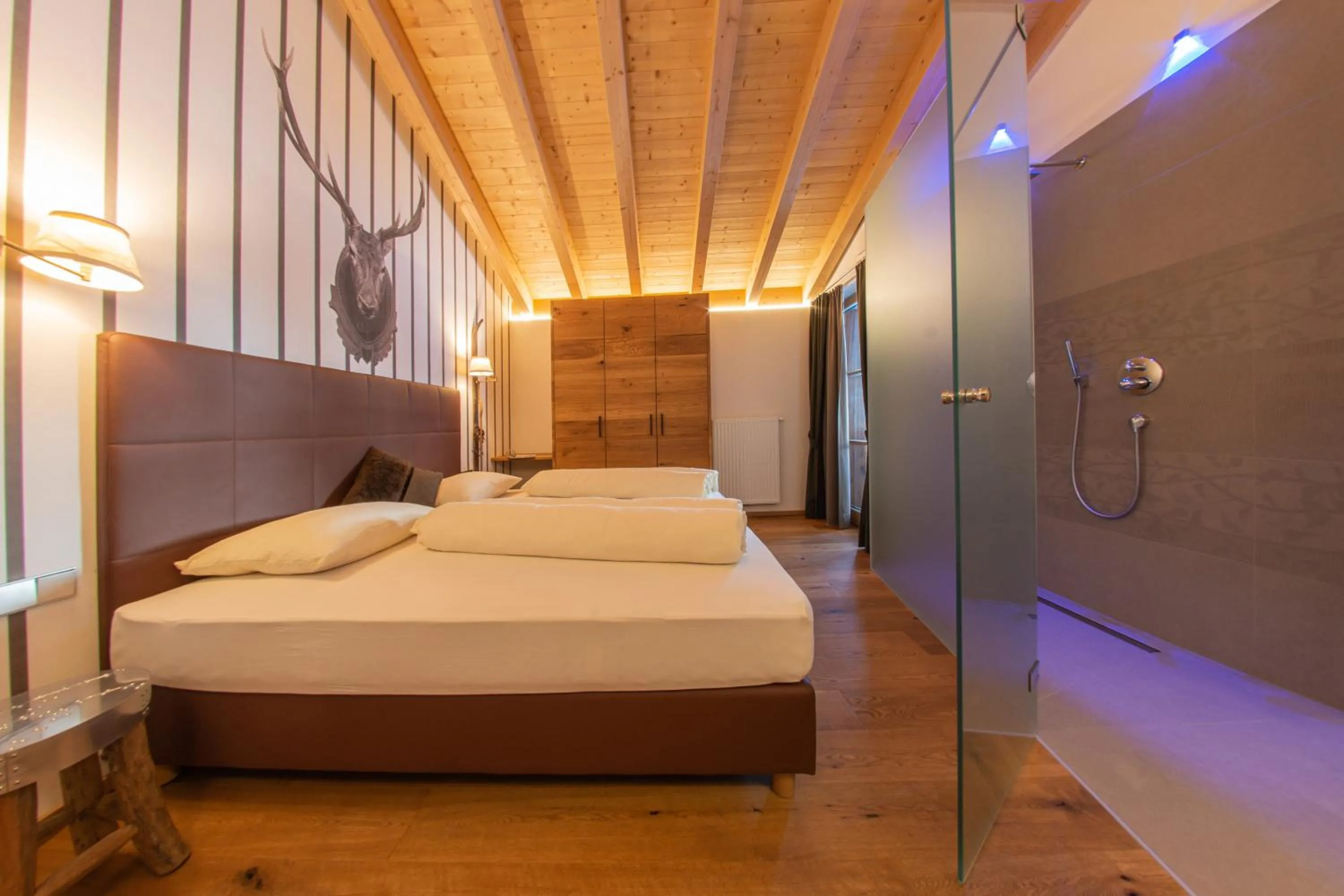 Bed in Mountainlodge Luxalpine