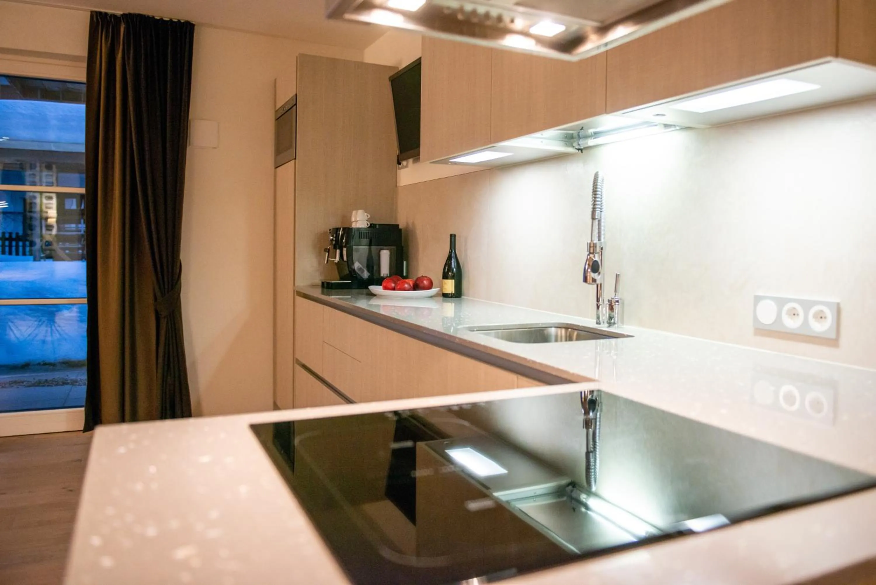 Kitchen or kitchenette in Mountainlodge Luxalpine