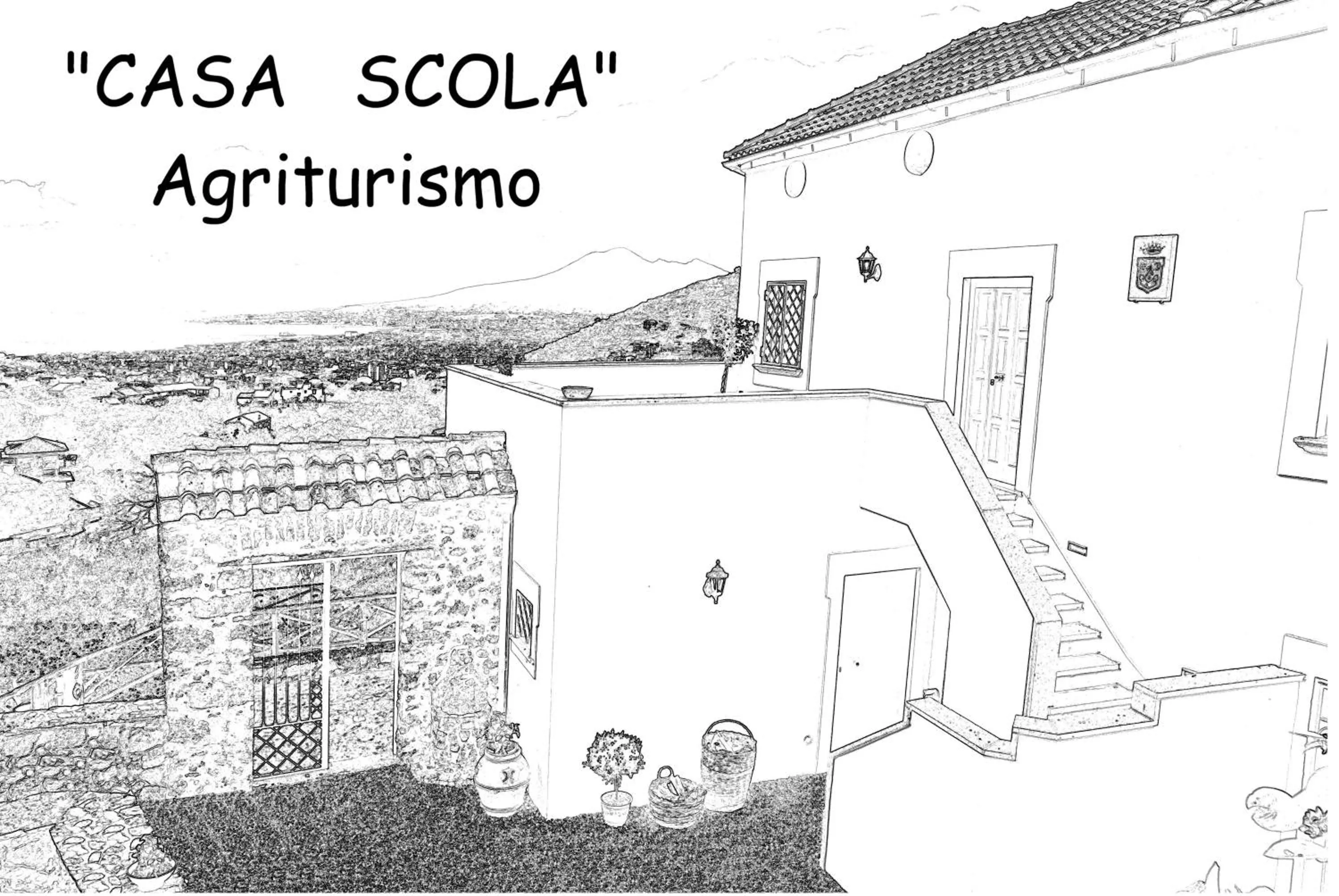 Text overlay in Agriturismo Casa Scola