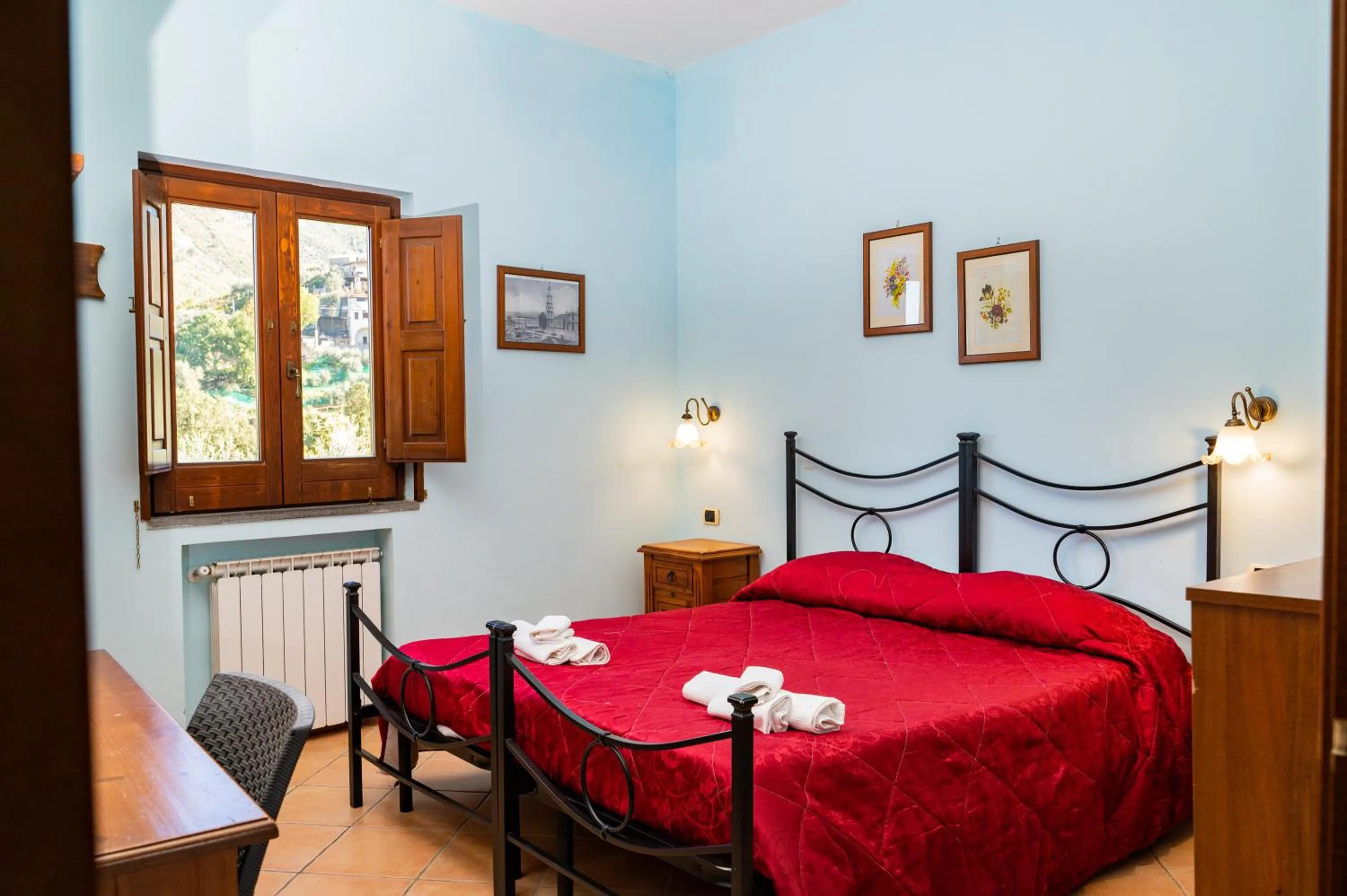 Bed in Agriturismo Casa Scola