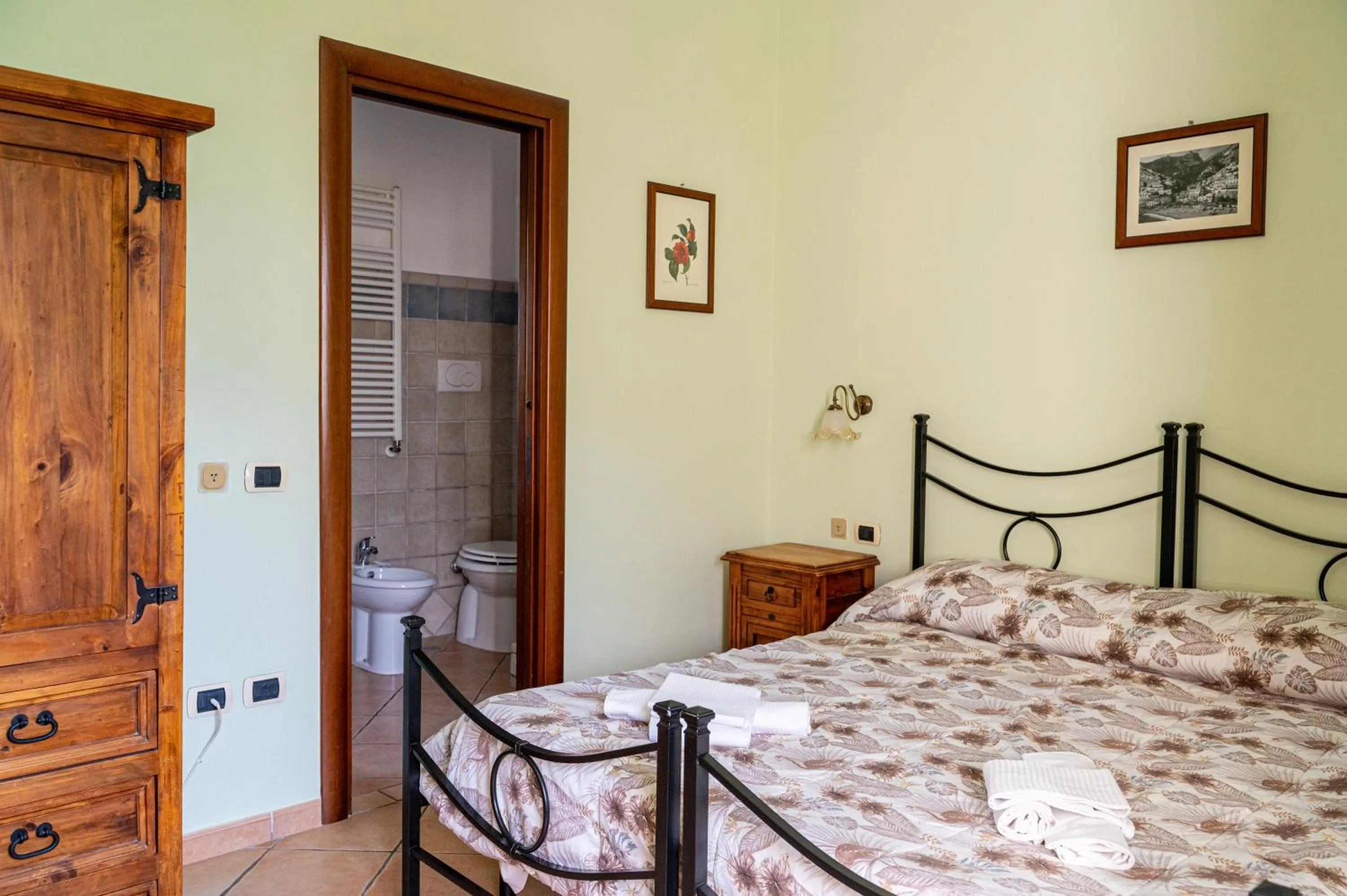 Bed in Agriturismo Casa Scola