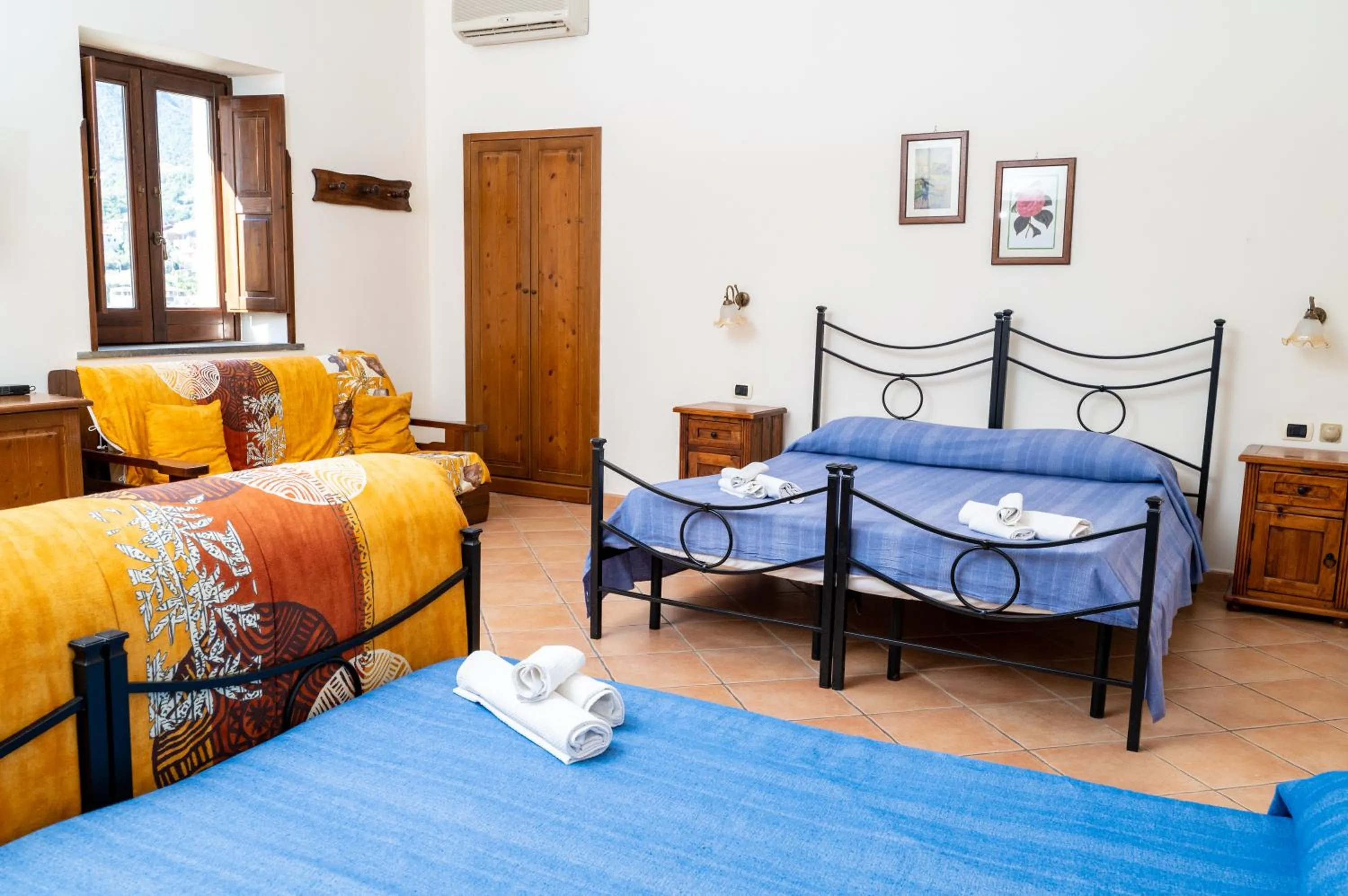 Bed in Agriturismo Casa Scola