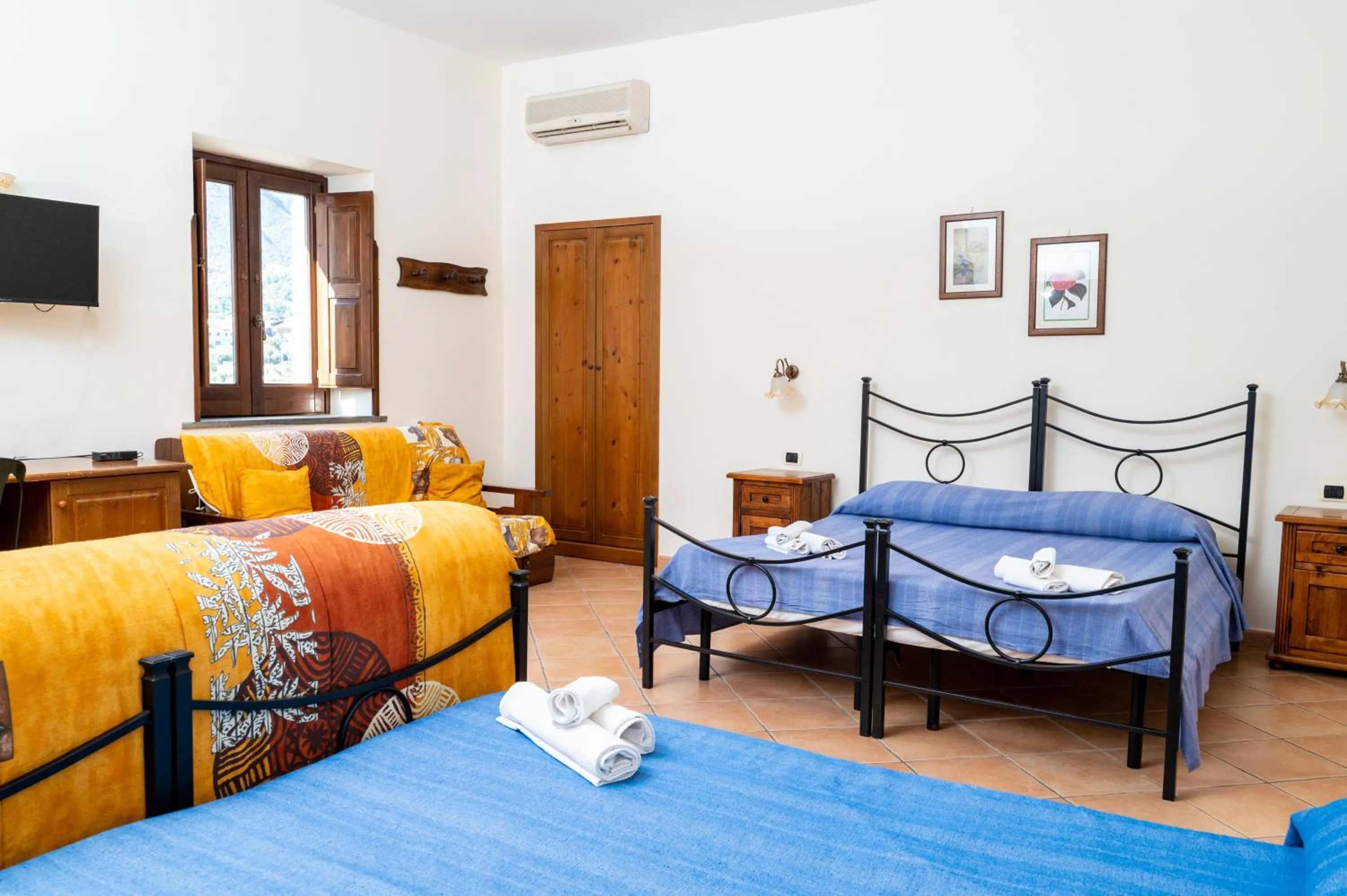 Bed in Agriturismo Casa Scola