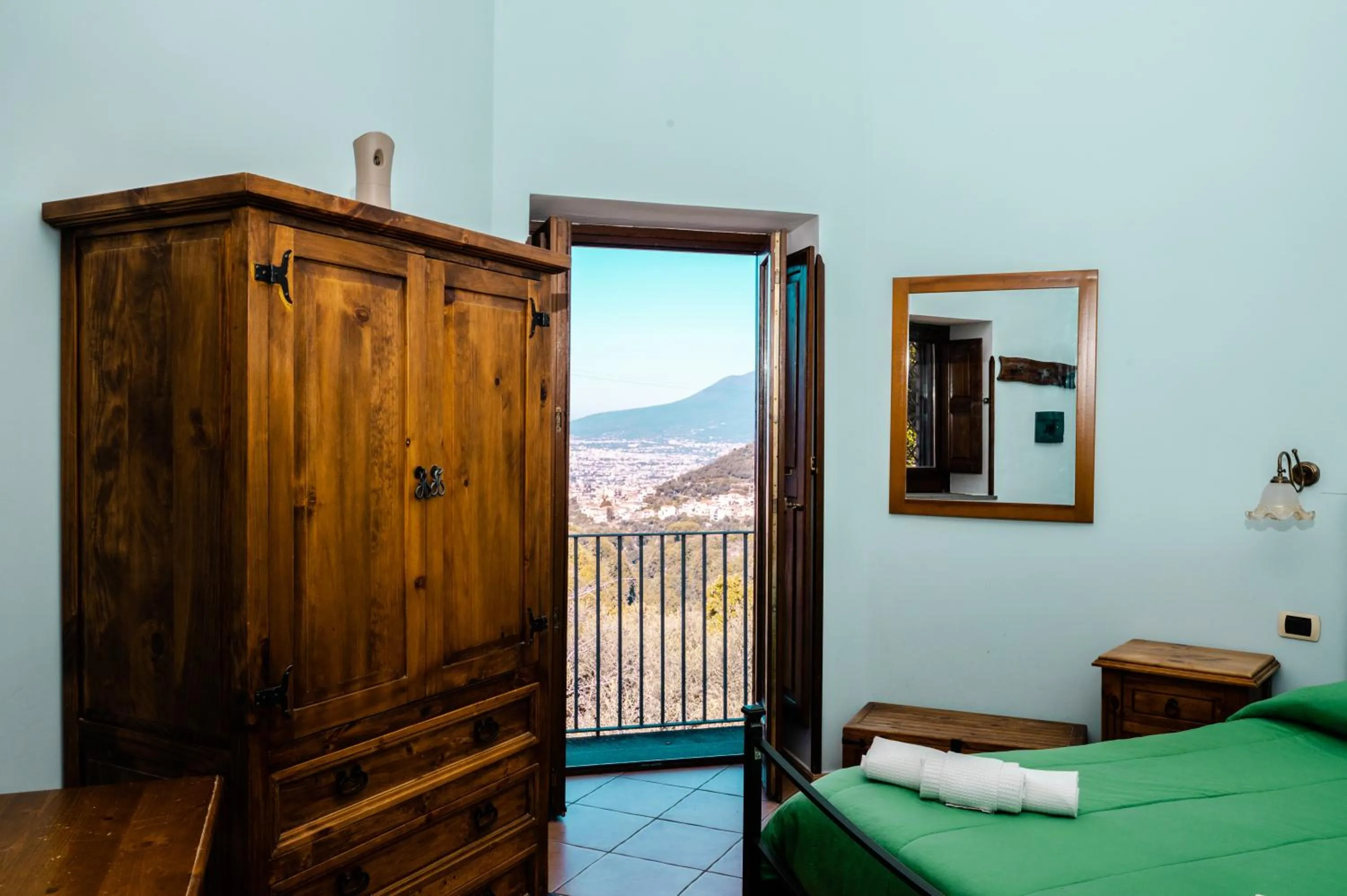 Bed in Agriturismo Casa Scola