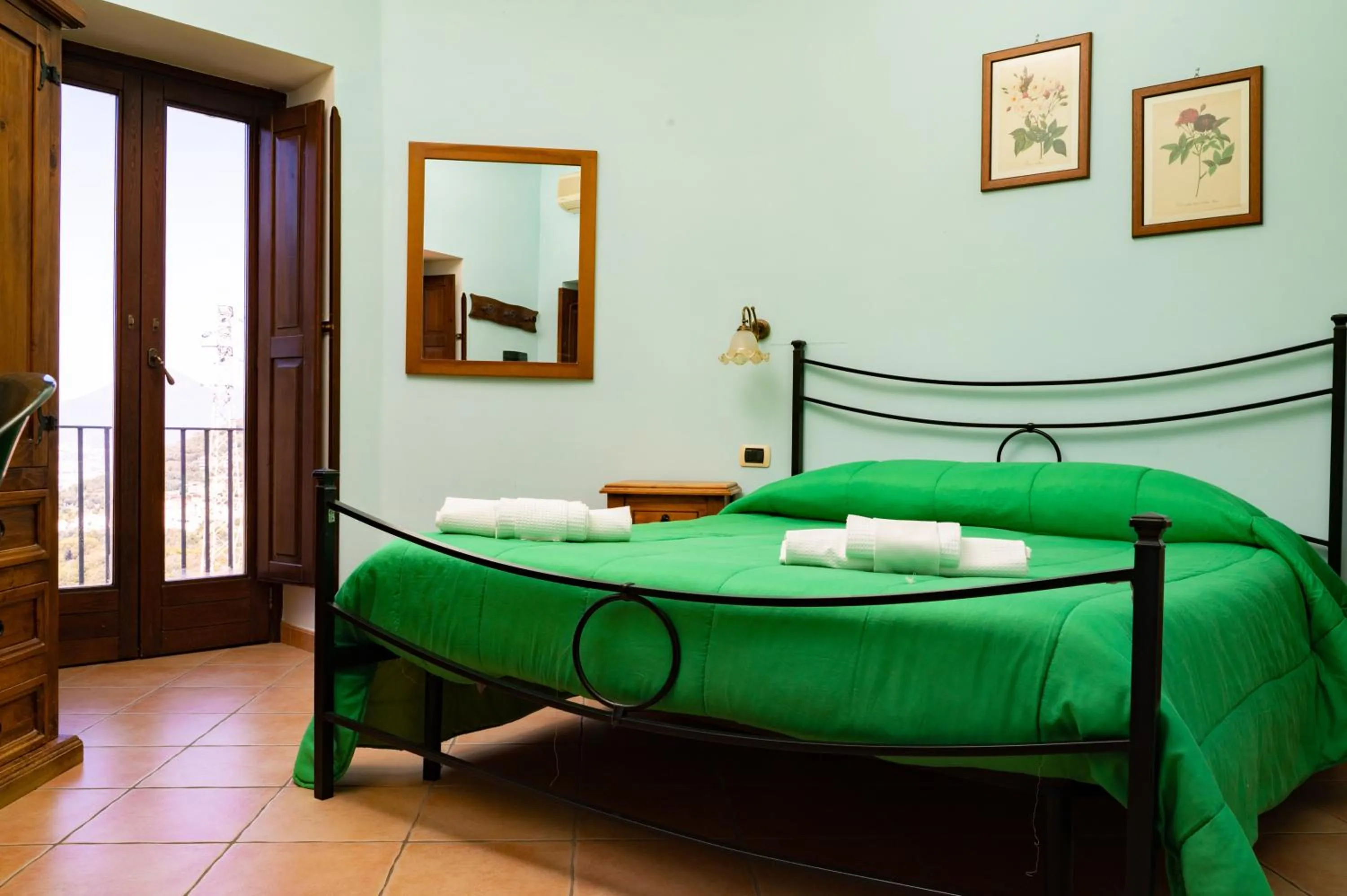 Bed in Agriturismo Casa Scola