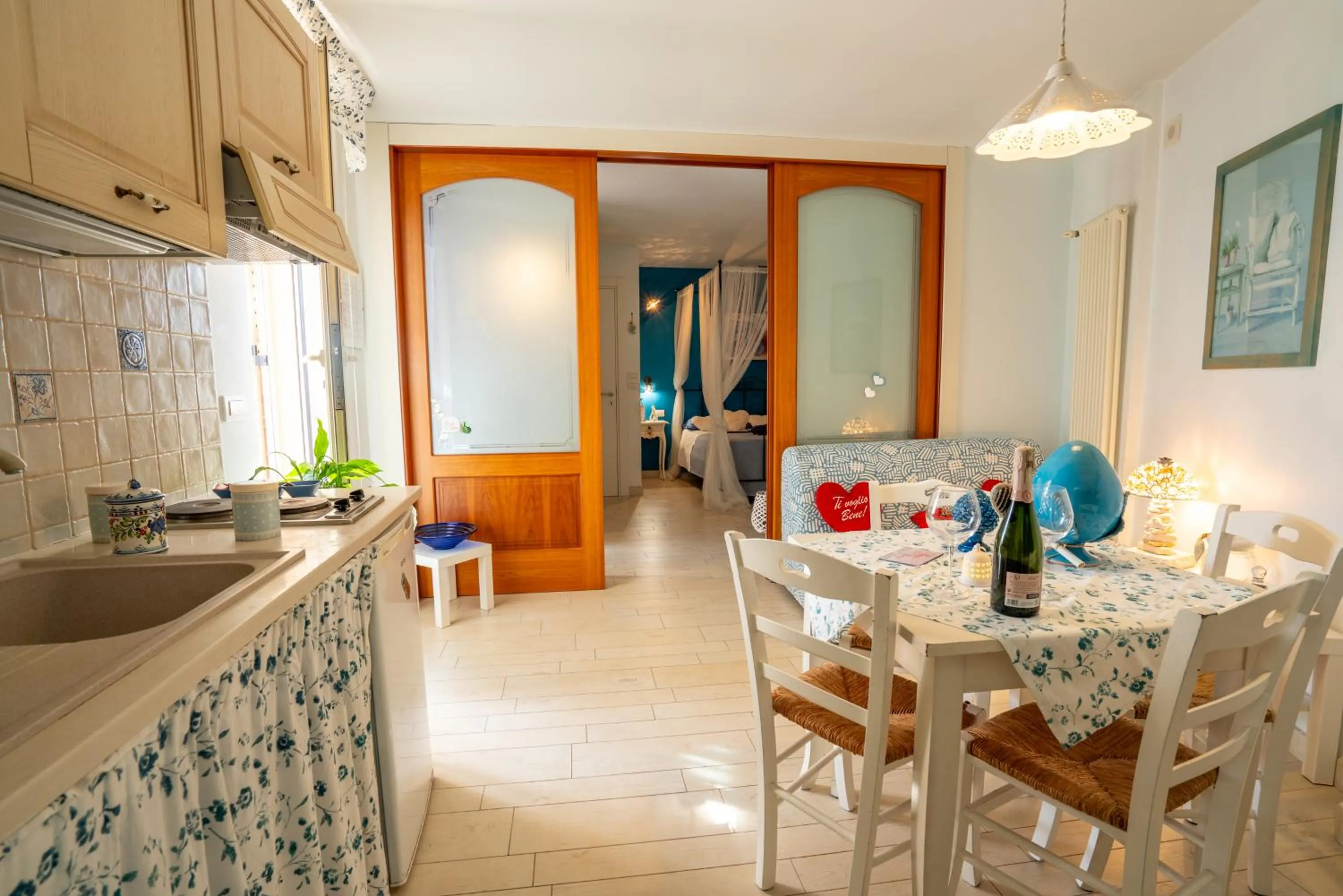 Kitchen or kitchenette in Petali Rosa