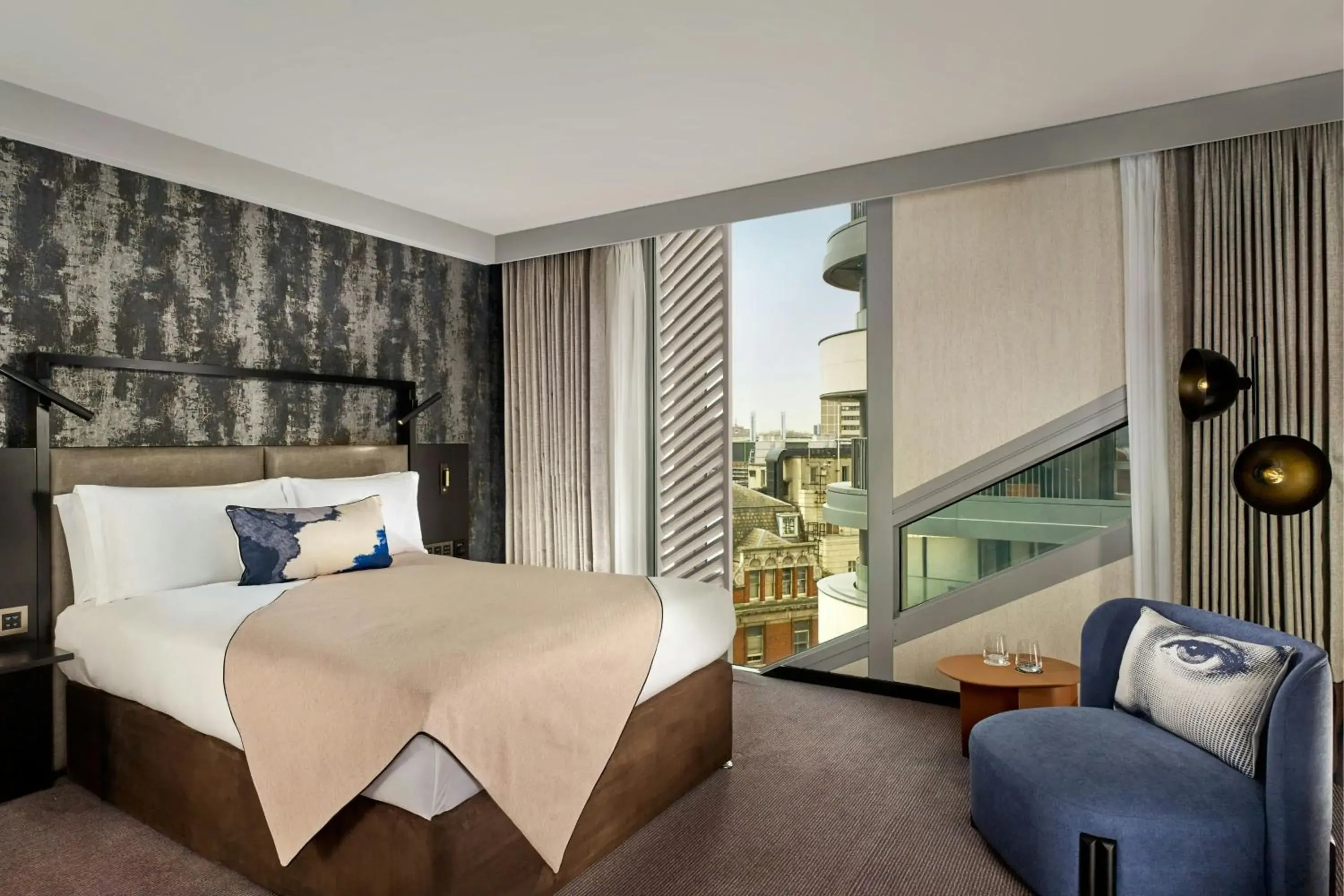 Photo of the whole room, Bed in Montcalm East, Autograph Collection Photo of the whole room, Bed in Montcalm East, Autograph Collection