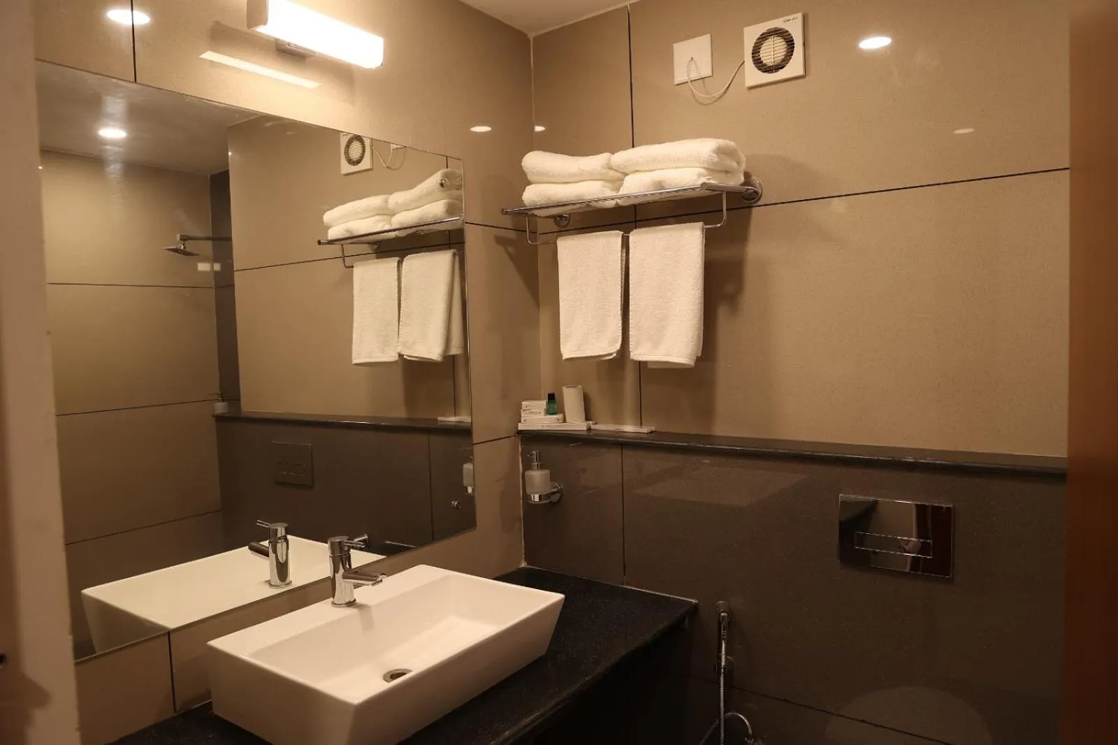 Bathroom in KTDC Rain Drops Hotel