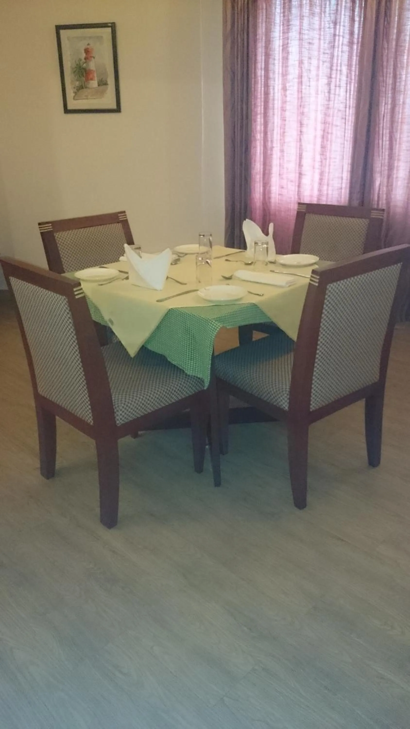 Dining area in KTDC Rain Drops Hotel